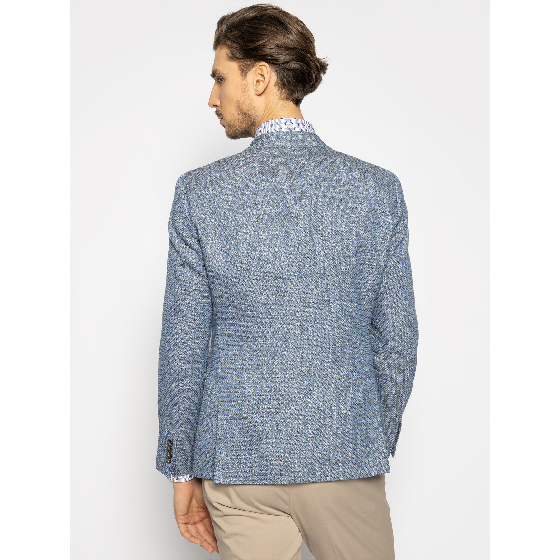 Strellson Sako Acker 30019195 Modrá Slim Fit - Pepit.sk