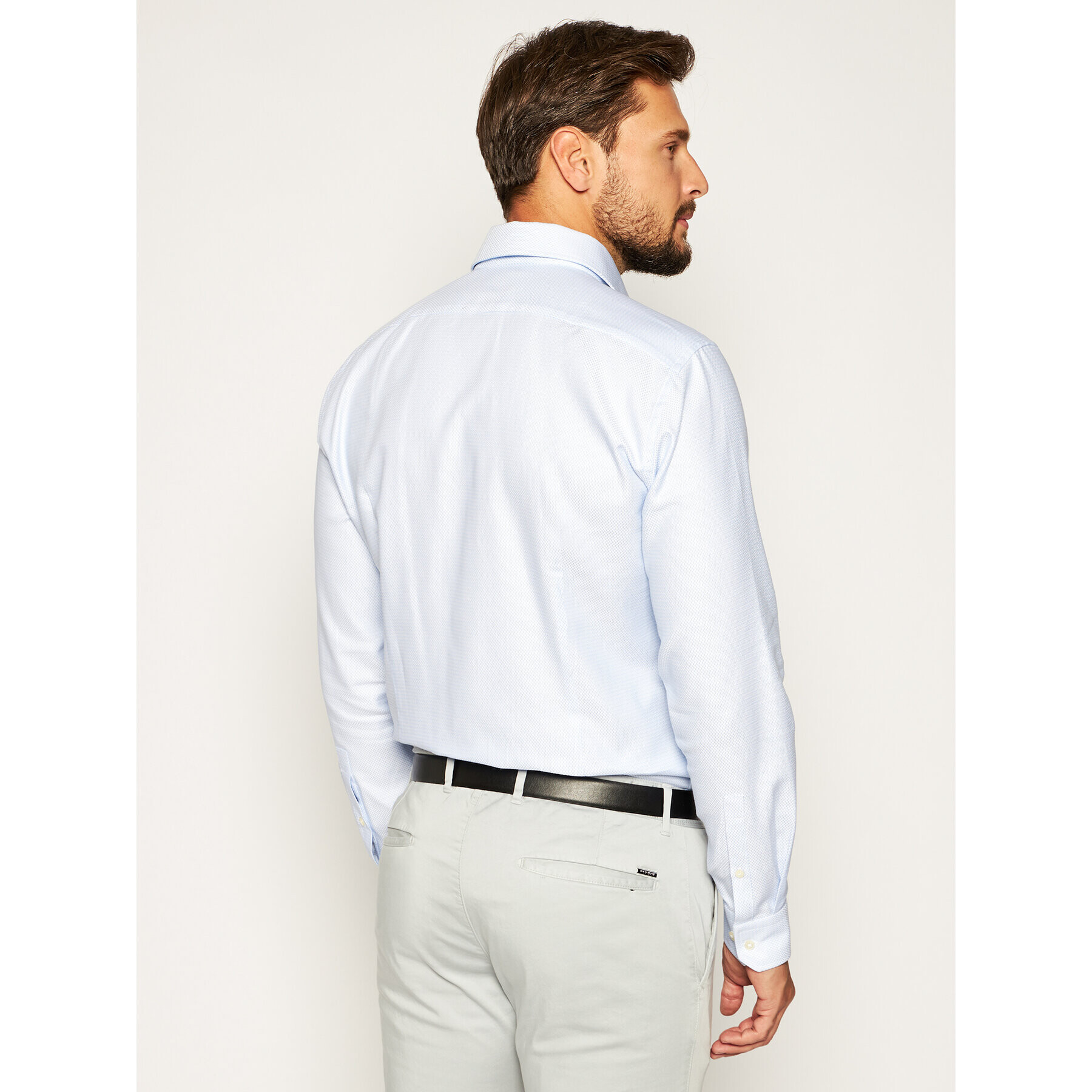 Strellson Košeľa 30017503 Modrá Slim Fit - Pepit.sk