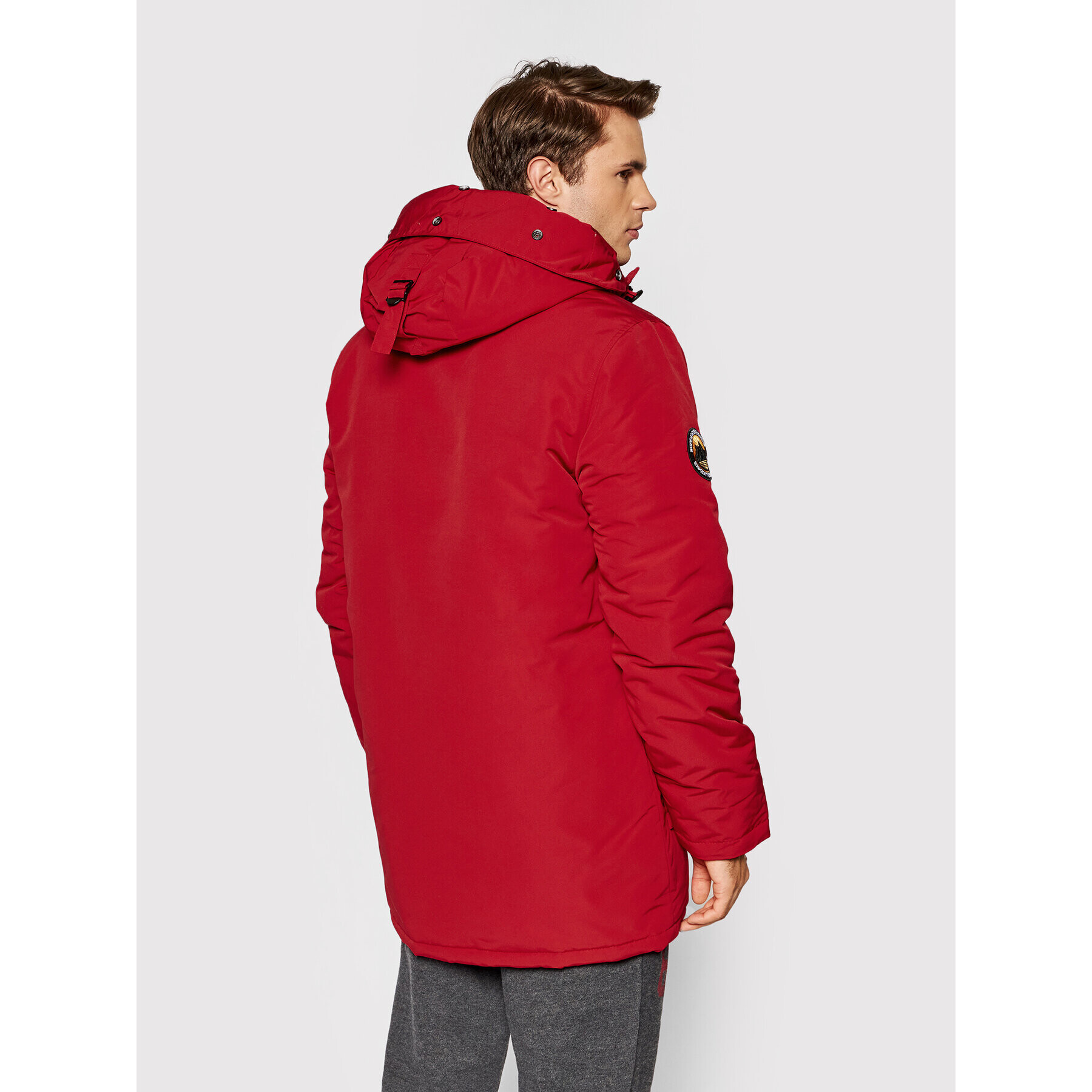 Superdry Parka Everest M5011192A Červená Regular Fit - Pepit.sk