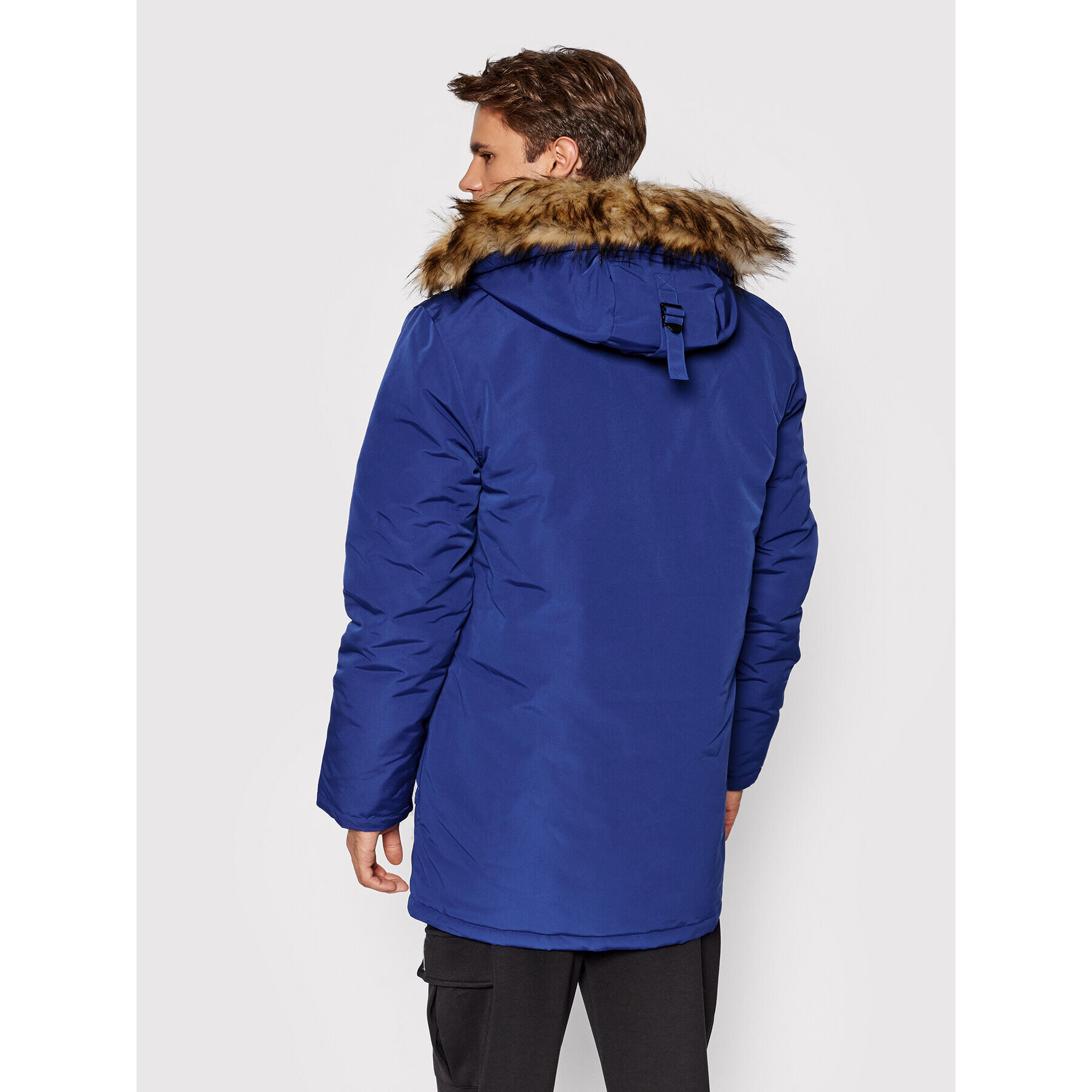 Superdry Parka Everest M5011192A Modrá Regular Fit - Pepit.sk