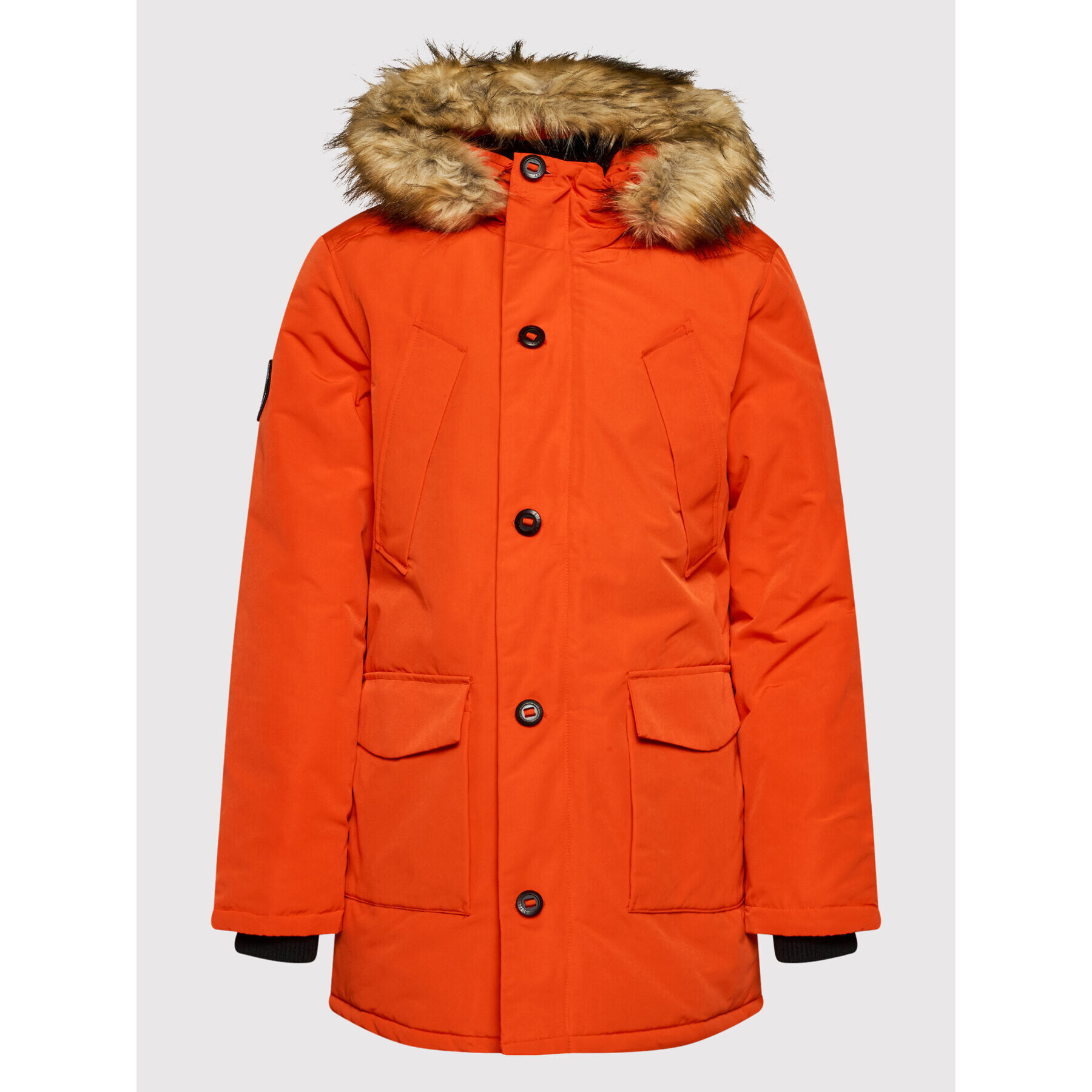 Superdry Parka Everest M5011192A Oranžová Regular Fit - Pepit.sk