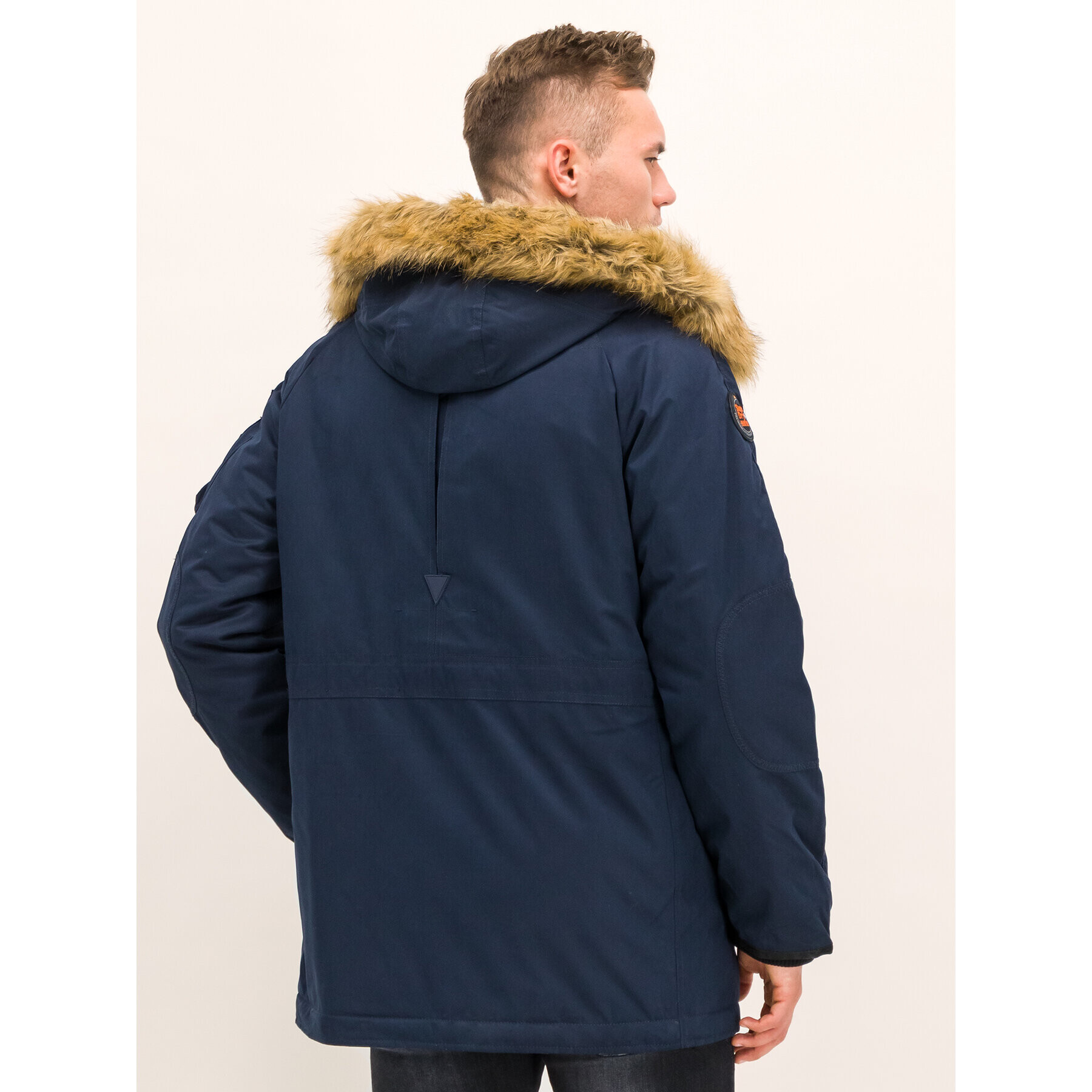 Superdry Parka SDX M5000082A Tmavomodrá Regular Fit - Pepit.sk