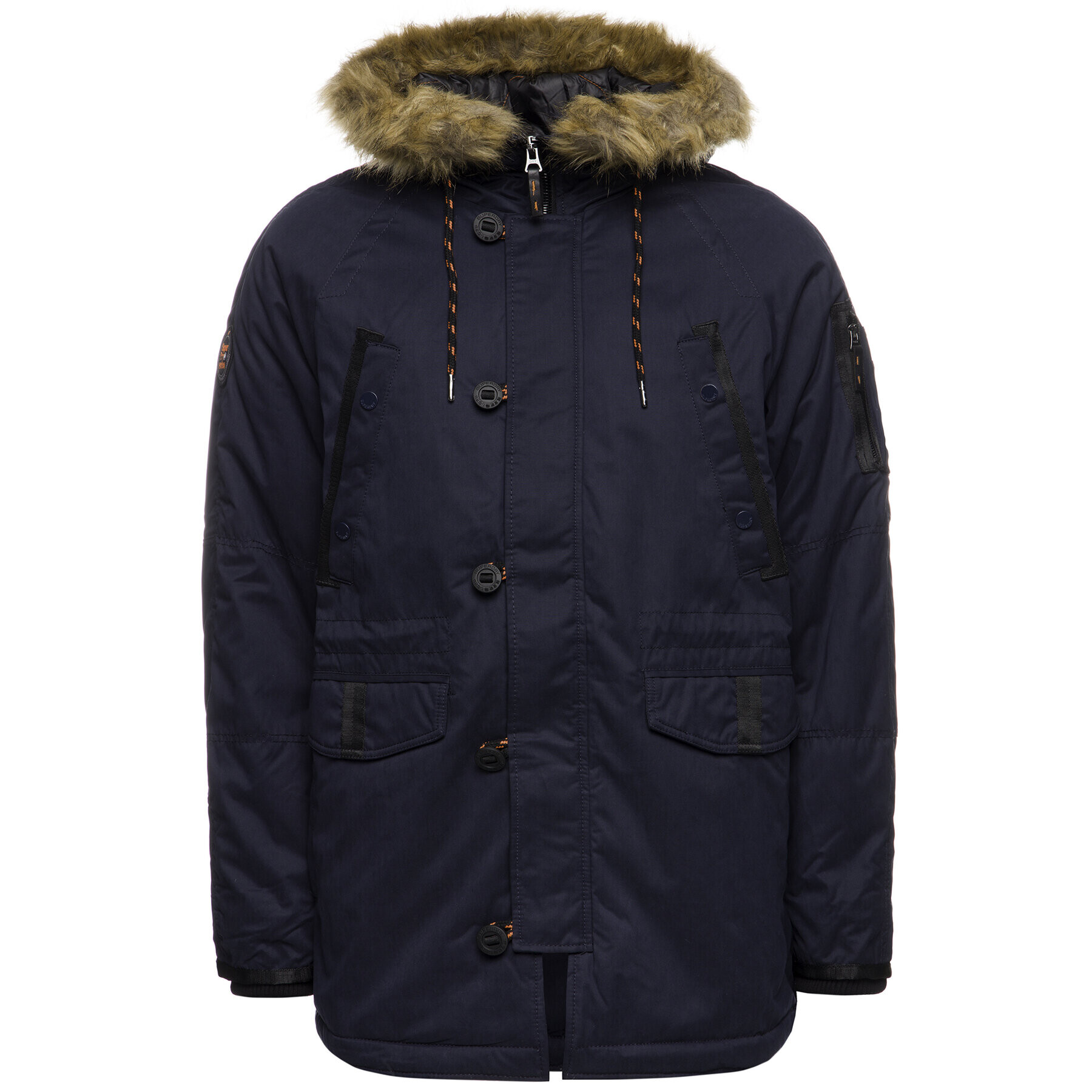 Superdry Parka SDX M5000082A Tmavomodrá Regular Fit - Pepit.sk