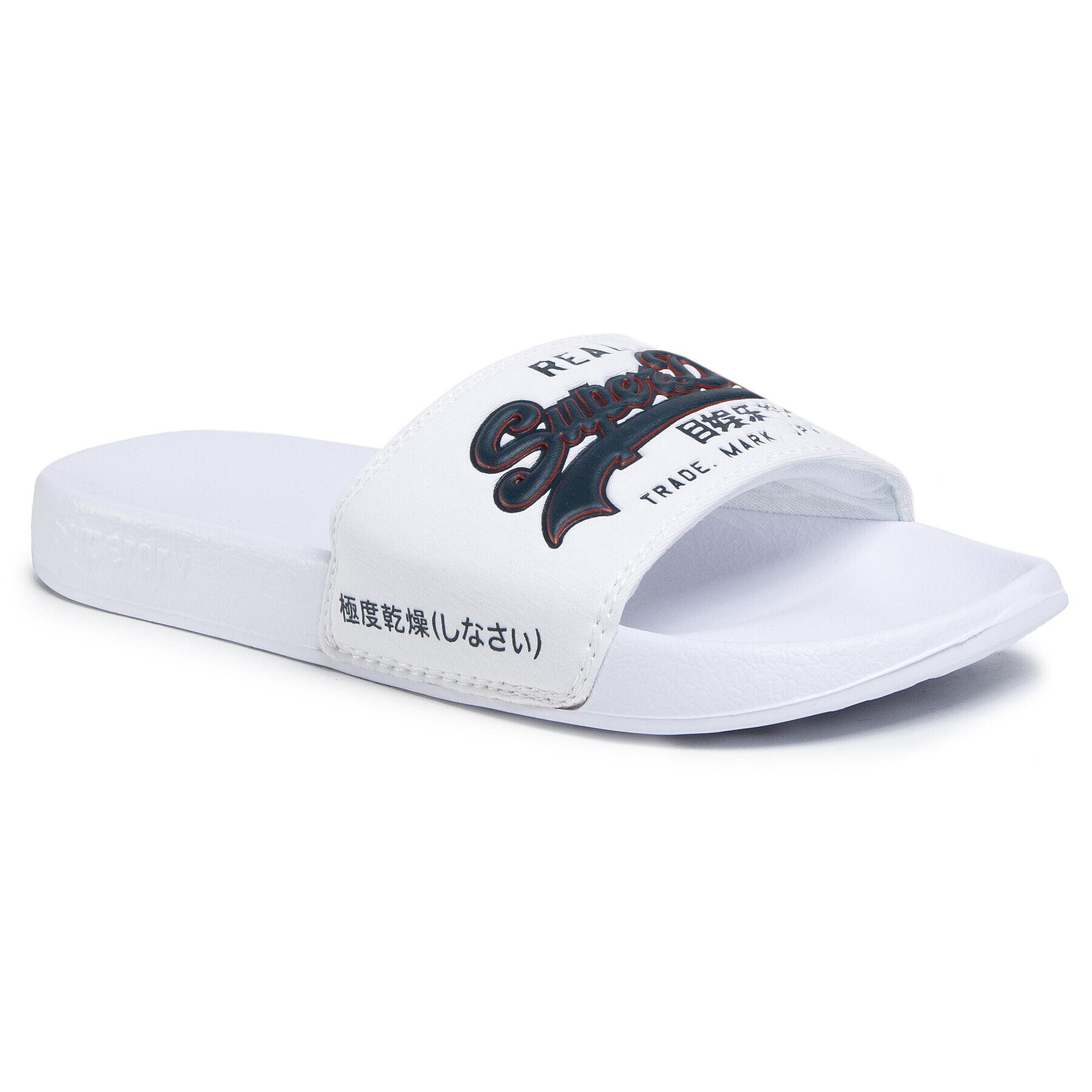 Superdry Šľapky Vintage Logo Pool Slide MF310006A Biela - Pepit.sk