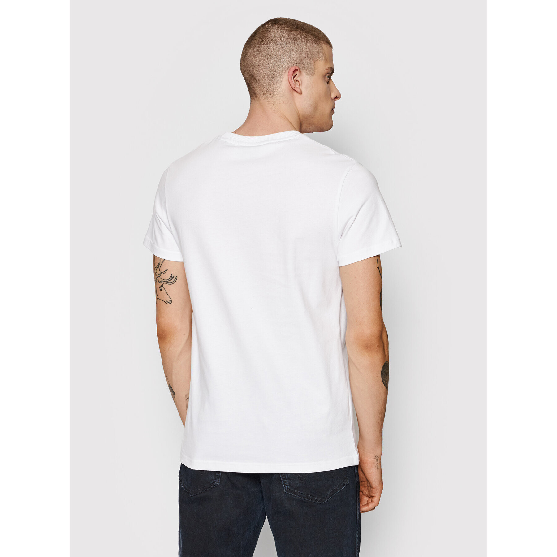 Superdry Tričko Cl Tee M1011355A Biela Regular Fit - Pepit.sk