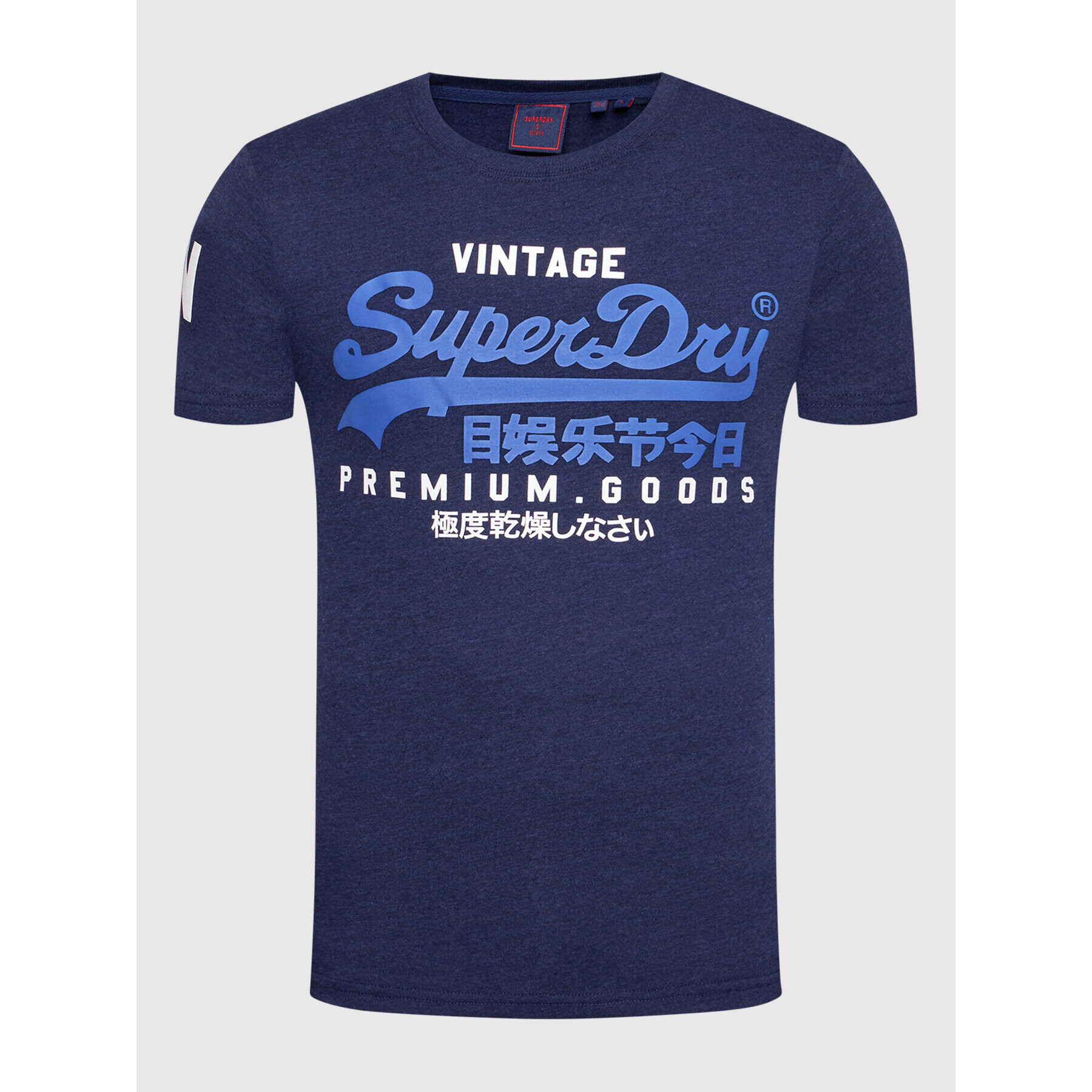 Superdry Tričko Vl Tee M1011356A Tmavomodrá Regular Fit - Pepit.sk