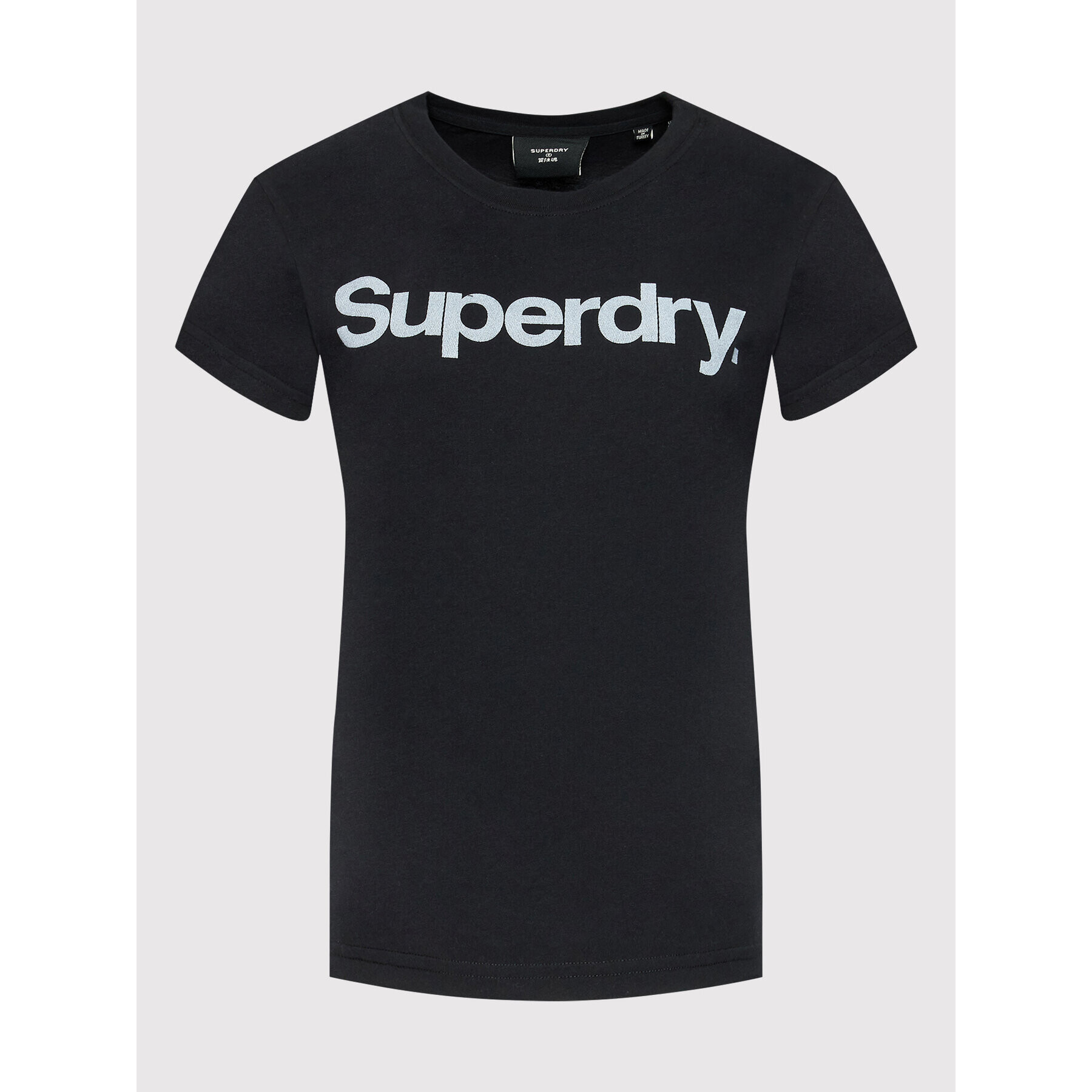 Superdry Tričko W1010710A Čierna Regular Fit - Pepit.sk