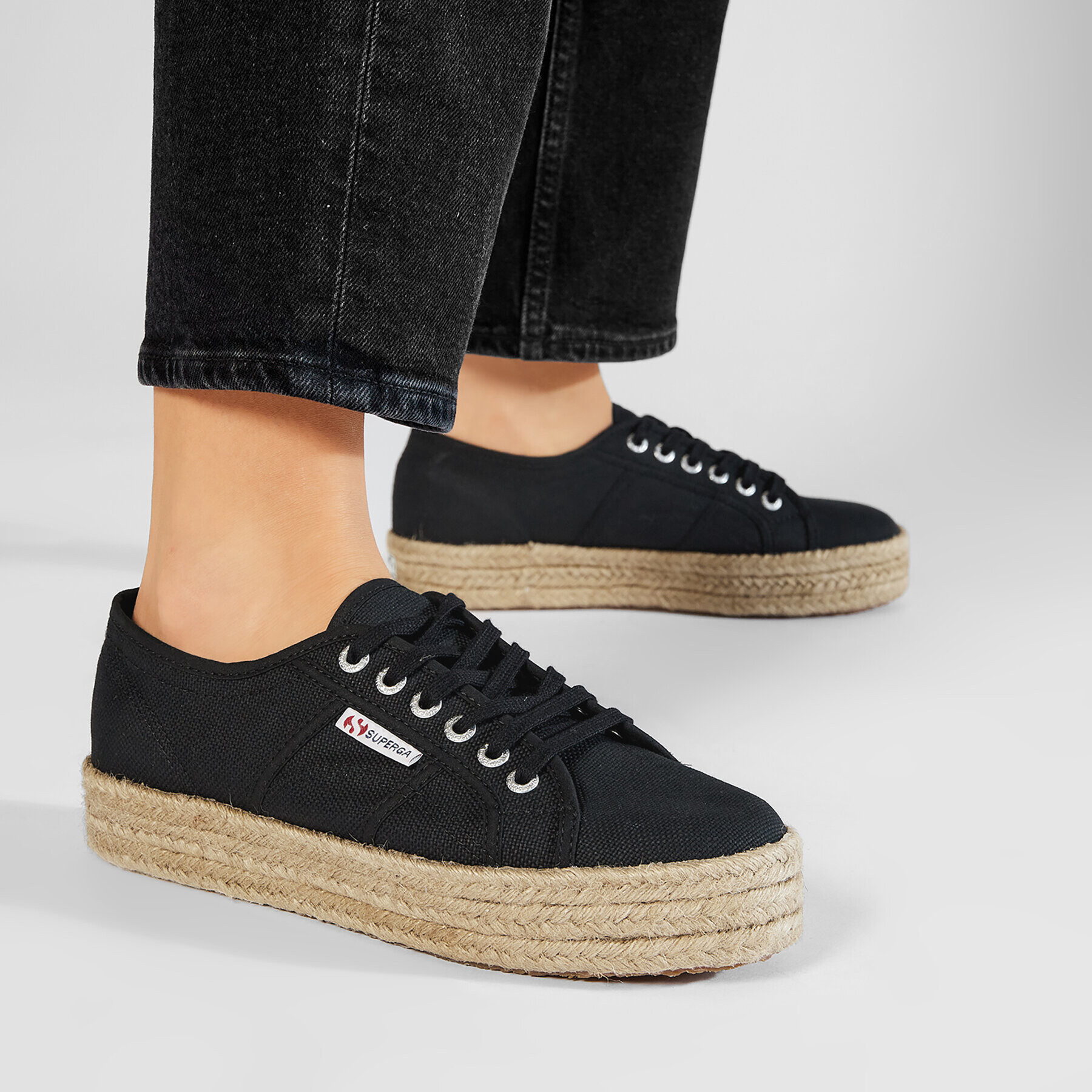 Superga Espadrilky 2730 Cotropew S00CF20 Čierna - Pepit.sk