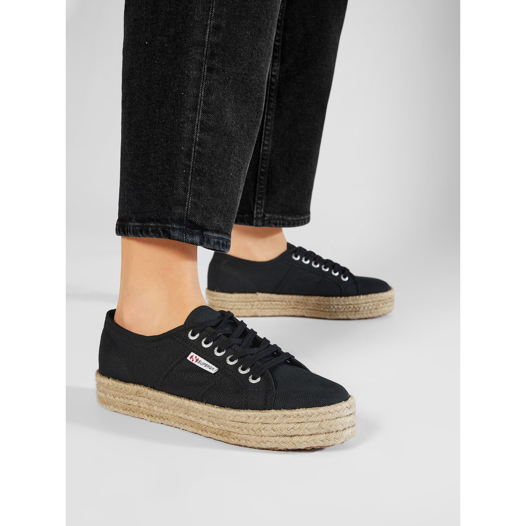 Superga Espadrilky 2730 Cotropew S00CF20 Čierna - Pepit.sk