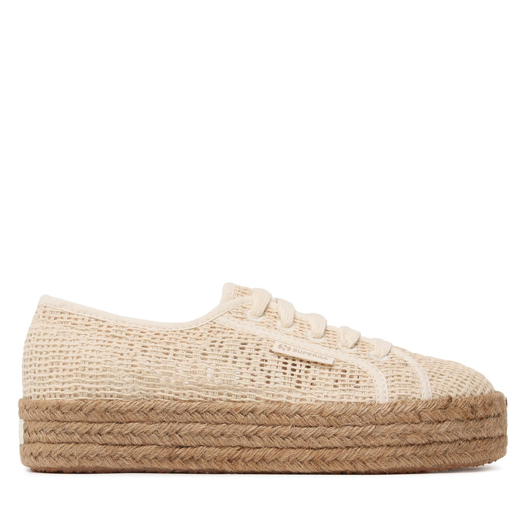 Superga Espadrilky 2730 Rope Organc Macrame Béžová - Pepit.sk