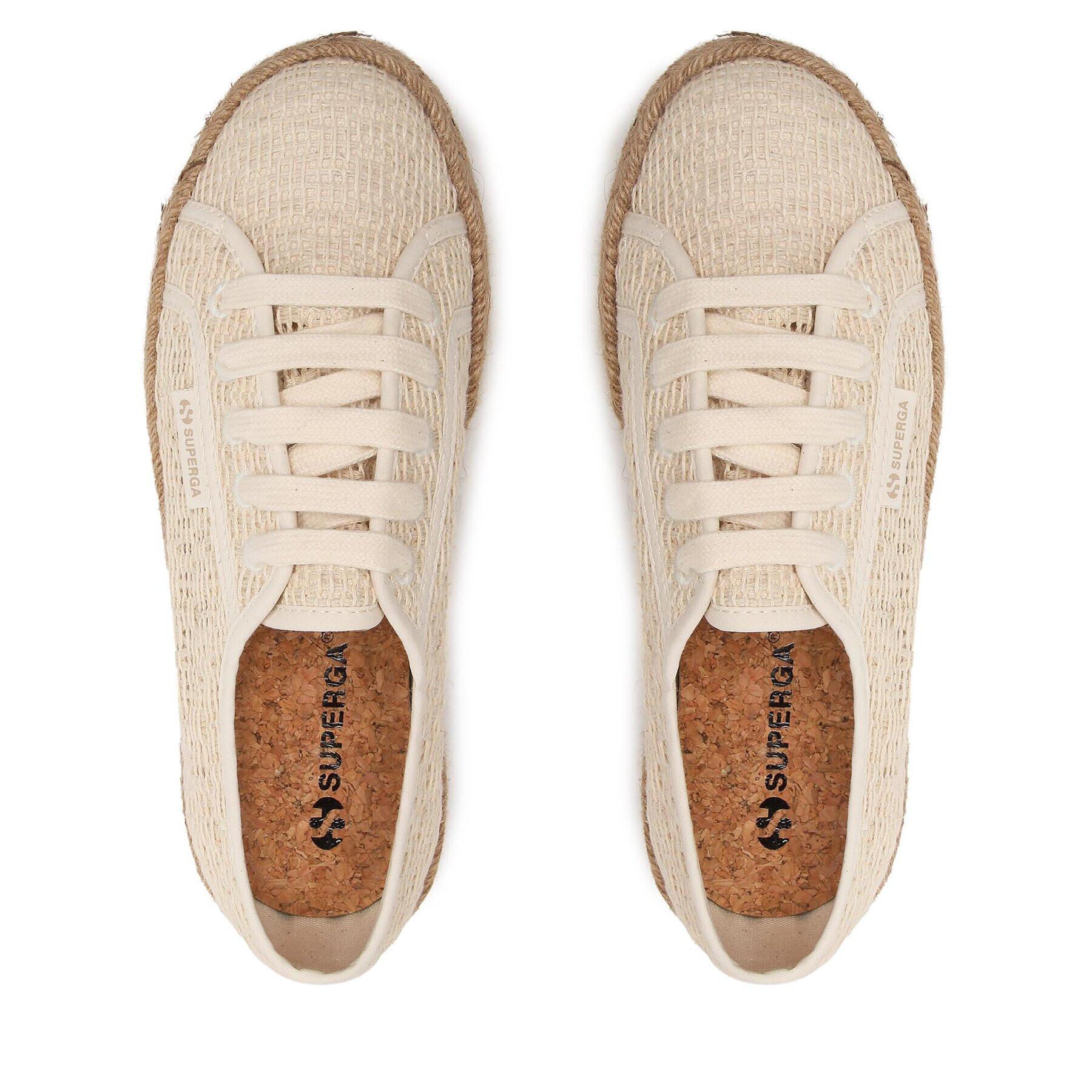 Superga Espadrilky 2730 Rope Organc Macrame Béžová - Pepit.sk