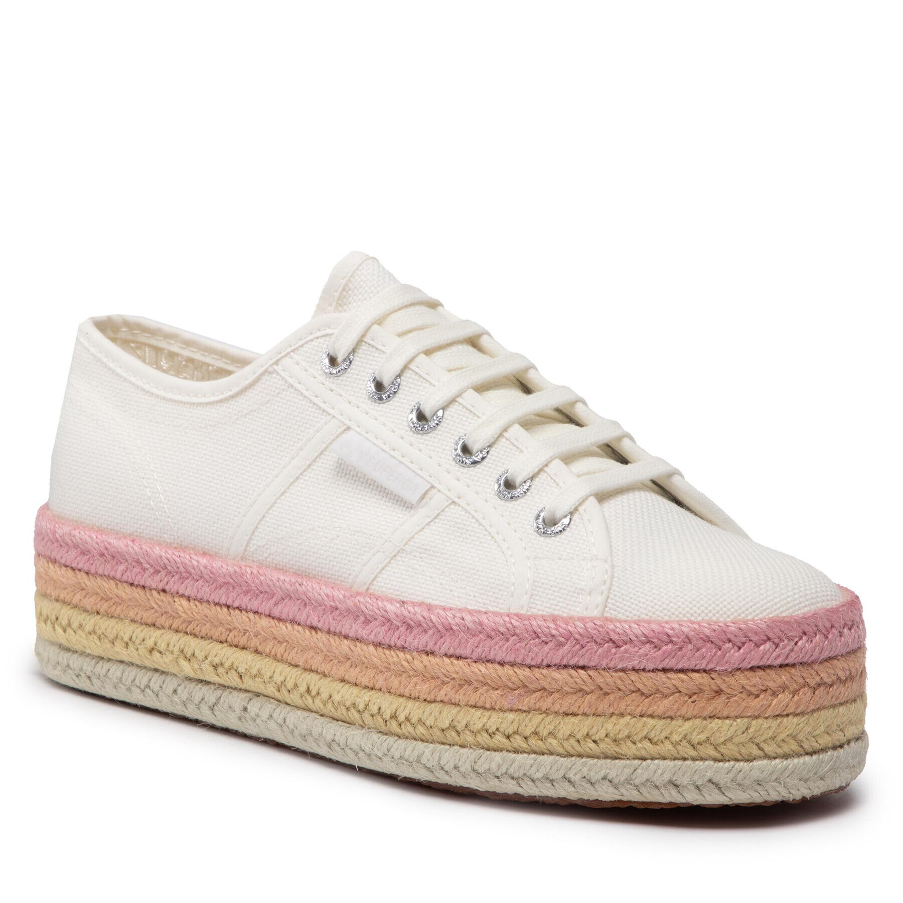 Superga Espadrilky 2790 Multicolor Rope S3114CW Biela - Pepit.sk