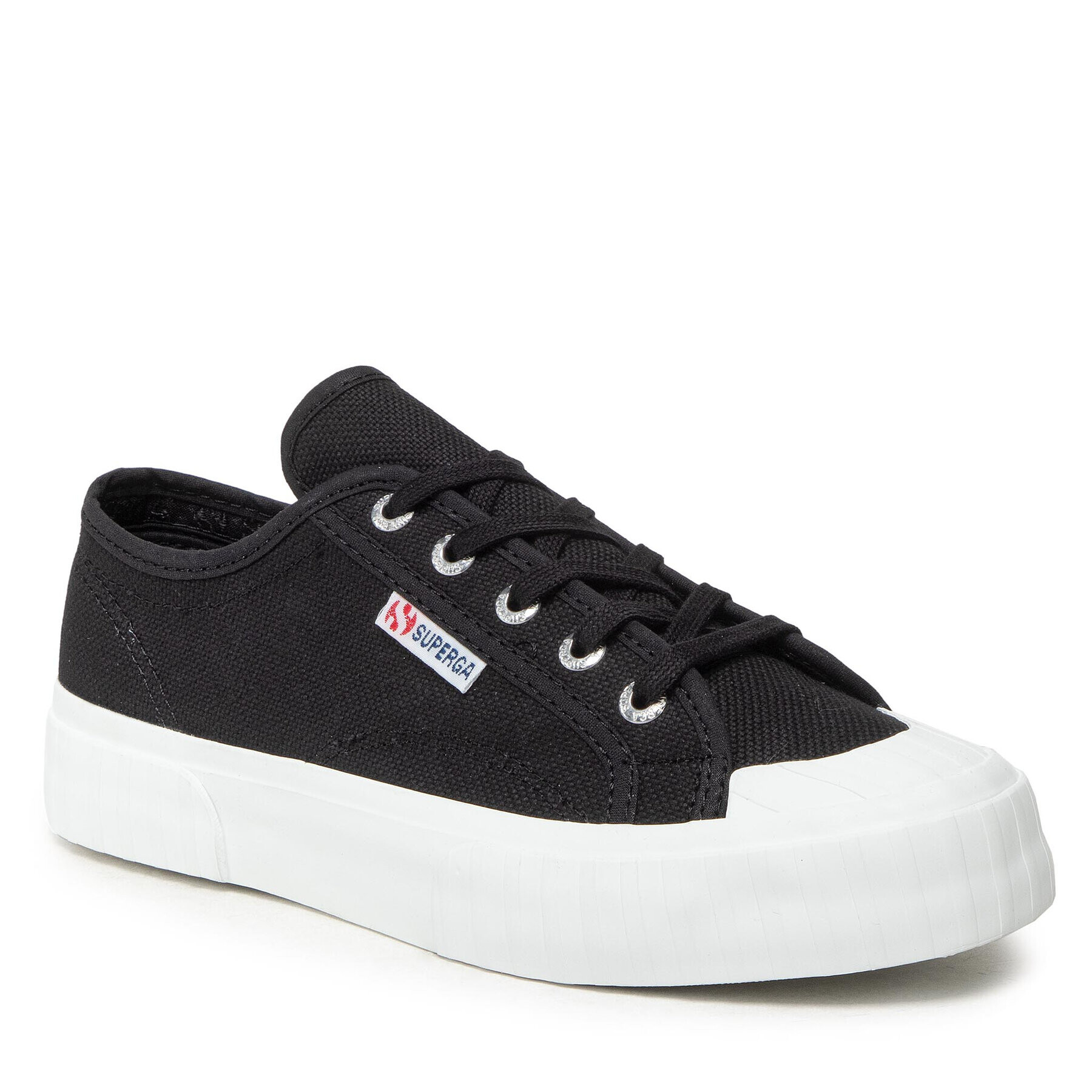 Superga Plátenky 2630 Stripe S00GRT0 Čierna - Pepit.sk