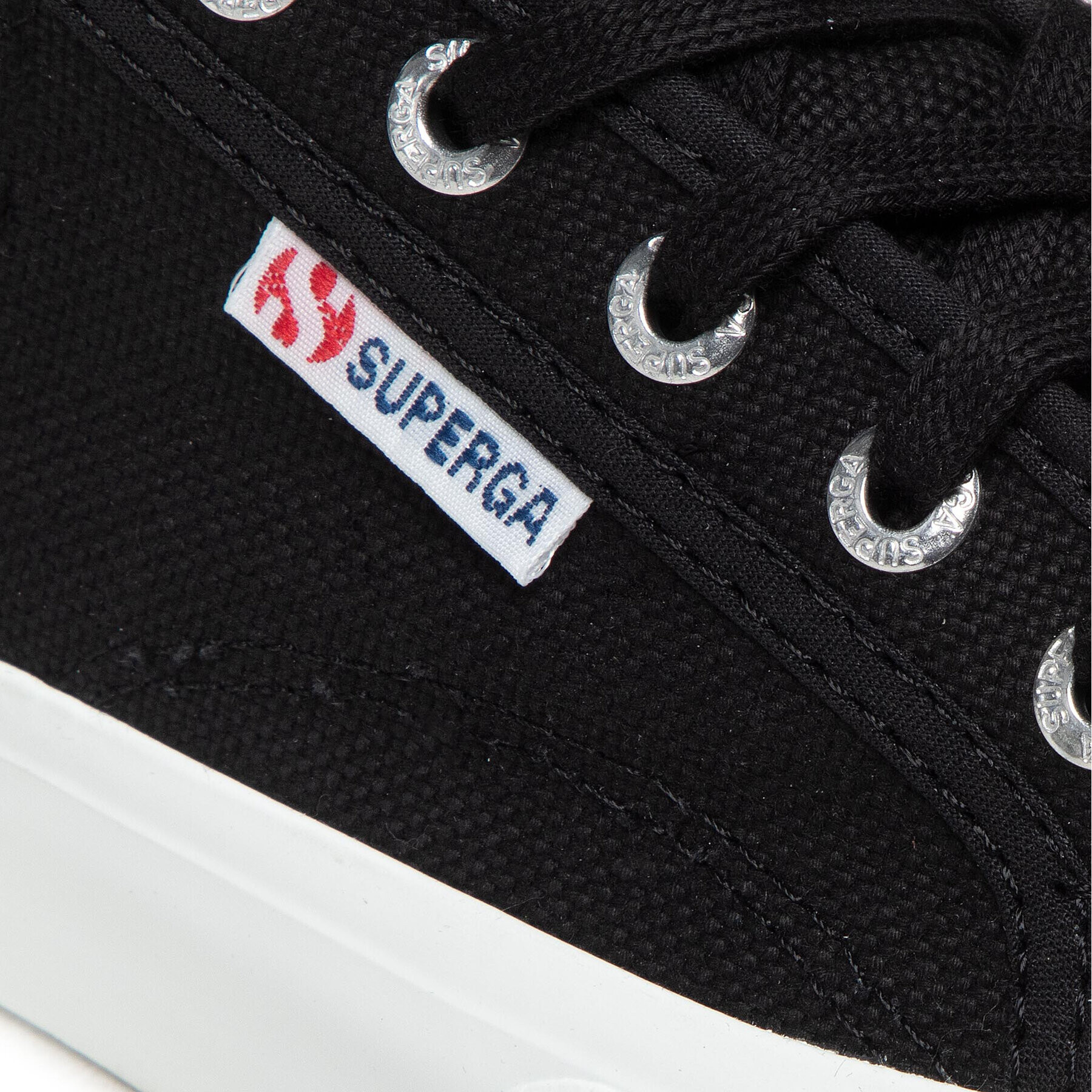 Superga Plátenky 2630 Stripe S00GRT0 Čierna - Pepit.sk