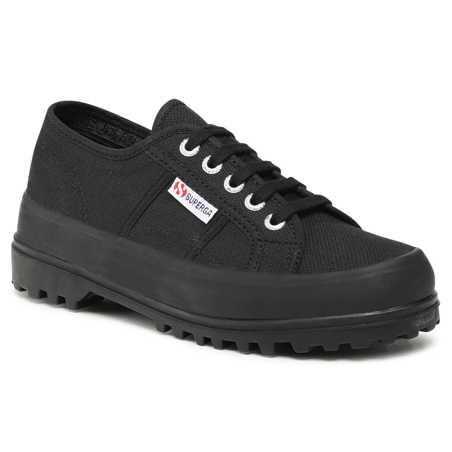 Superga Poltopánky 2555 Alpina Cotu S00F4B0 Čierna - Pepit.sk