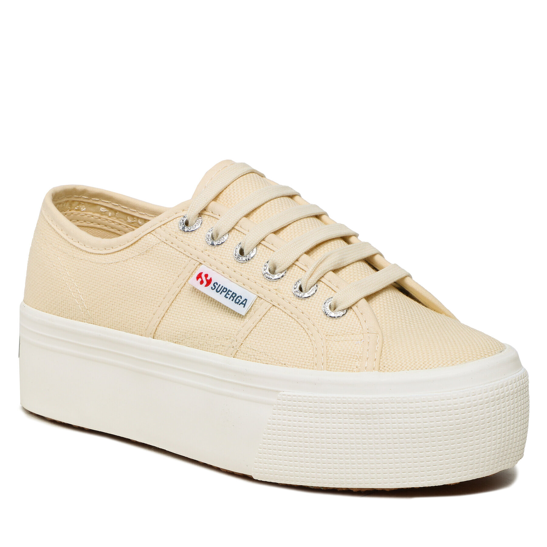 Superga Sneakersy 2790 Platform Béžová - Pepit.sk