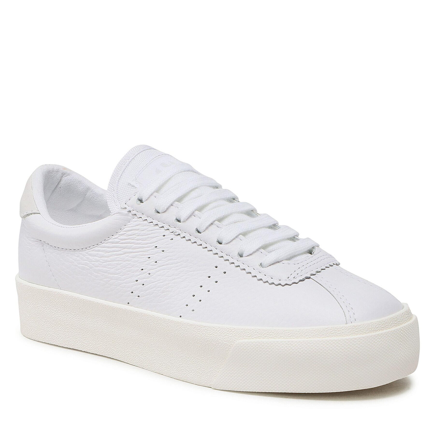 Superga Sneakersy 2854 Club 3 Comfort Leather S8125WW Biela - Pepit.sk