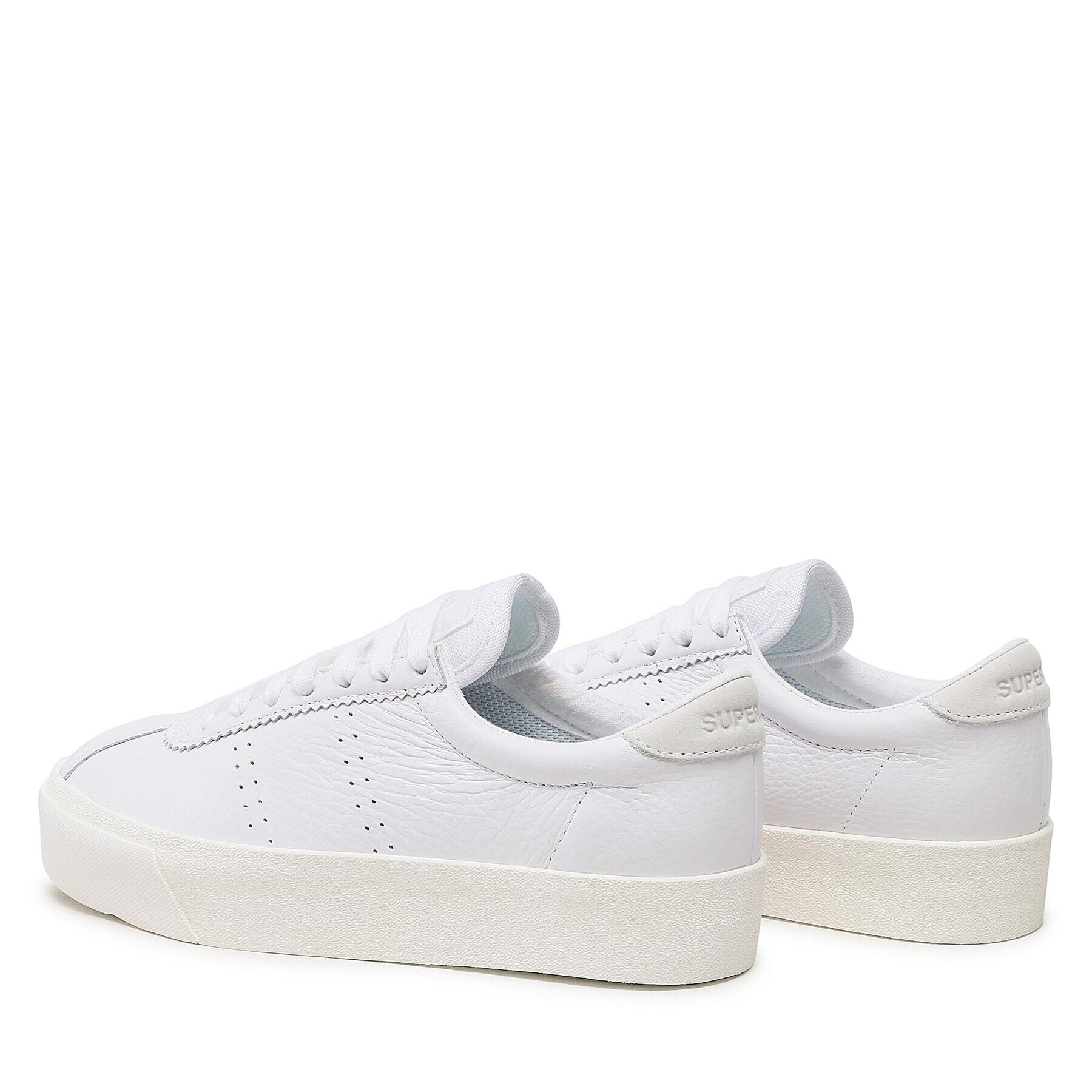 Superga Sneakersy 2854 Club 3 Comfort Leather S8125WW Biela - Pepit.sk