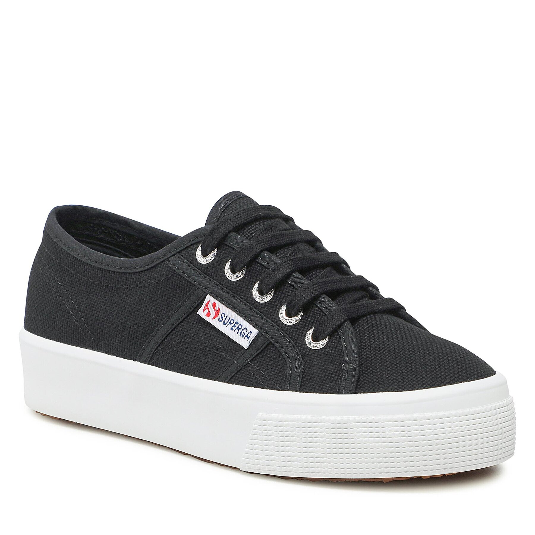 Superga Tenisky 2730 Mid Platform S2127IW Čierna - Pepit.sk