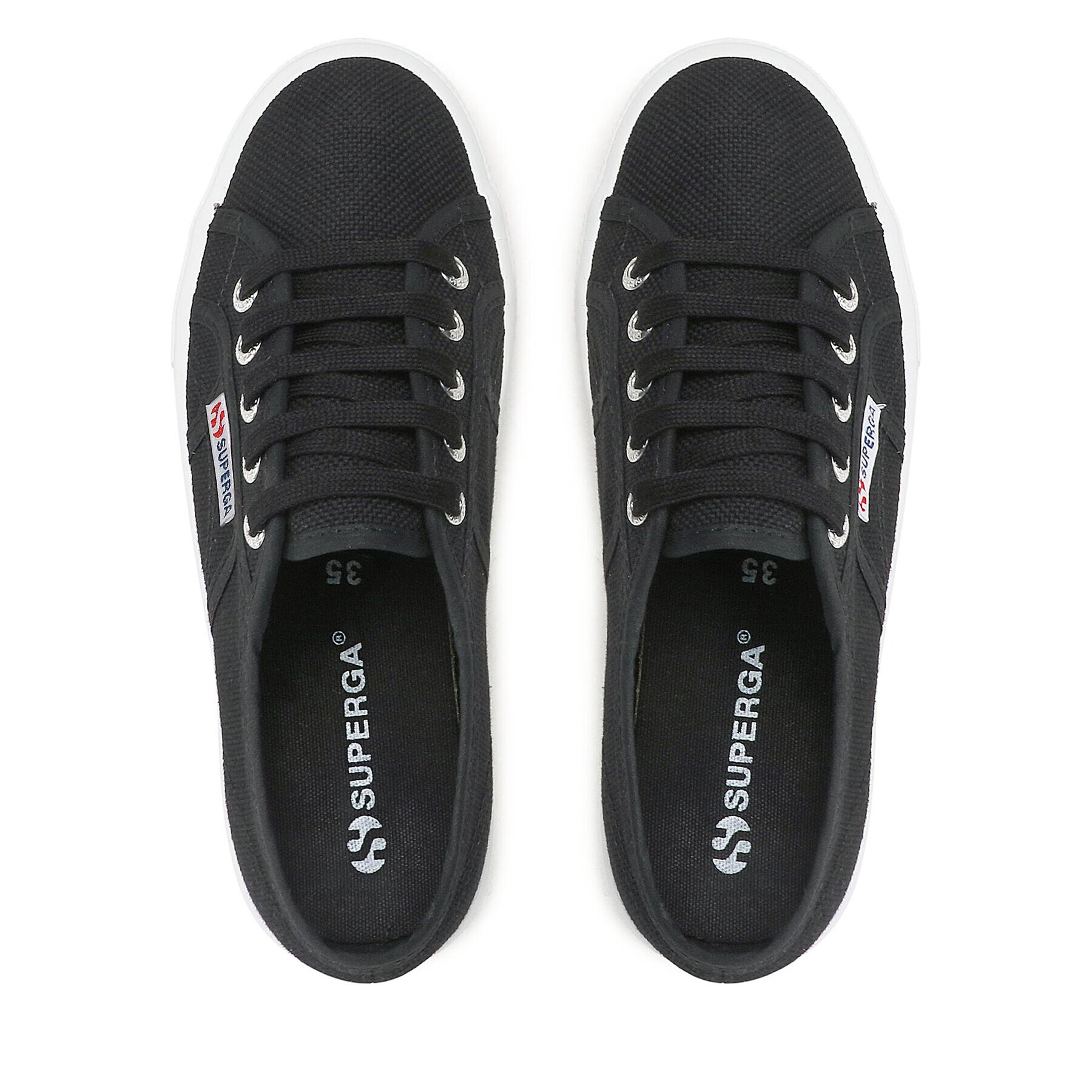 Superga Tenisky 2730 Mid Platform S2127IW Čierna - Pepit.sk