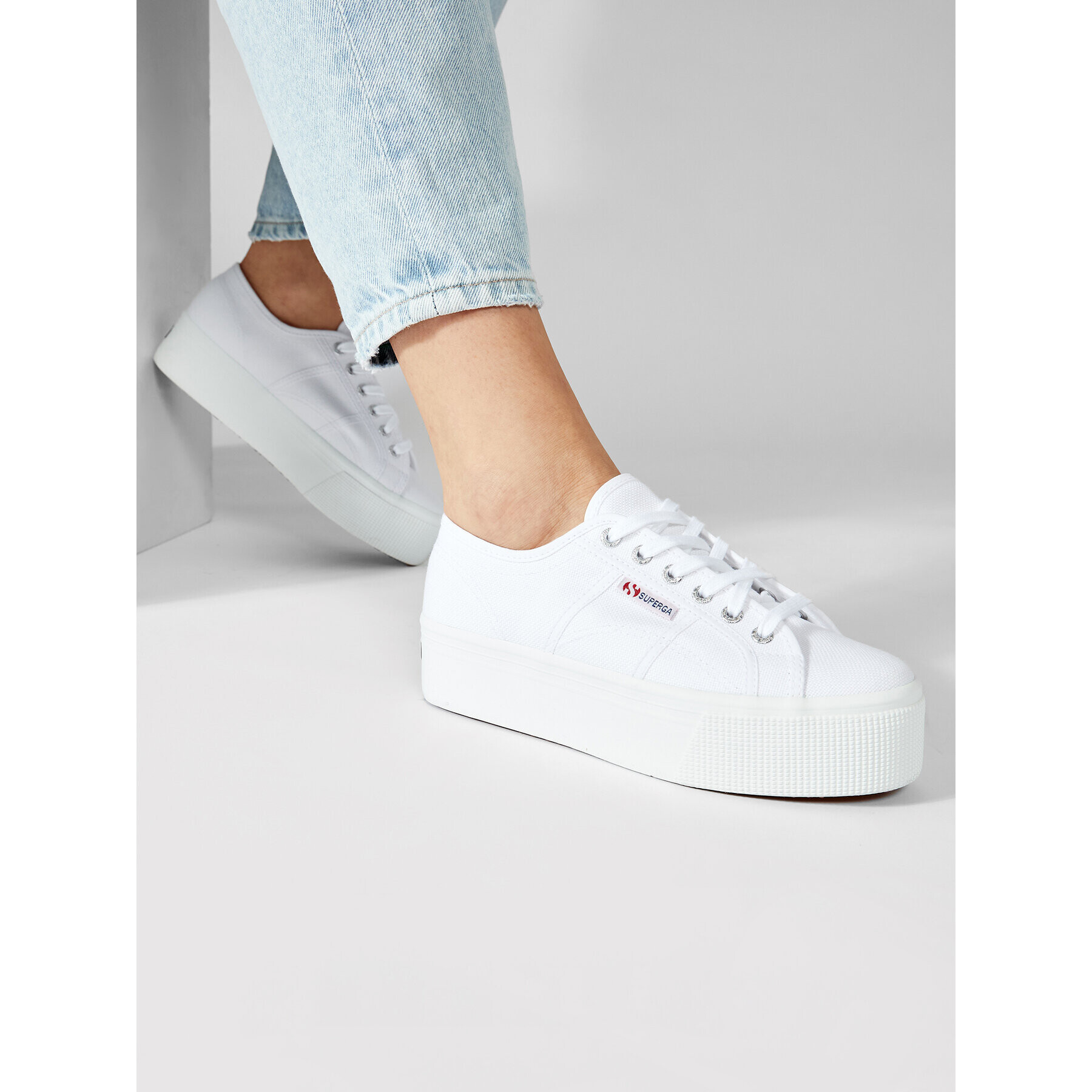 Superga Tenisky 2790 Cotw Linea Up And Down S9111LW Biela - Pepit.sk