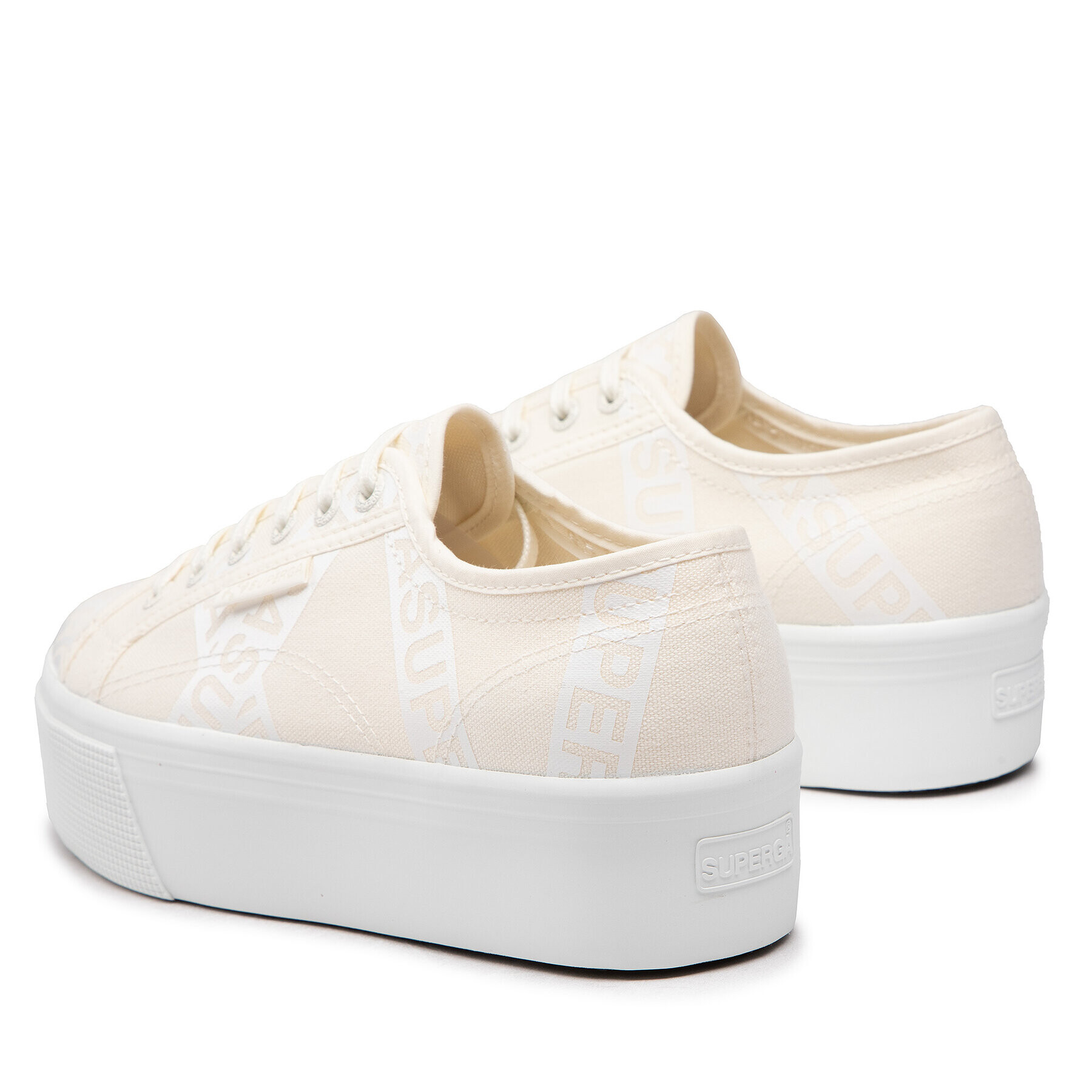 Superga Tenisky 2790 Lettering Tape Jellysole S41161W Béžová - Pepit.sk