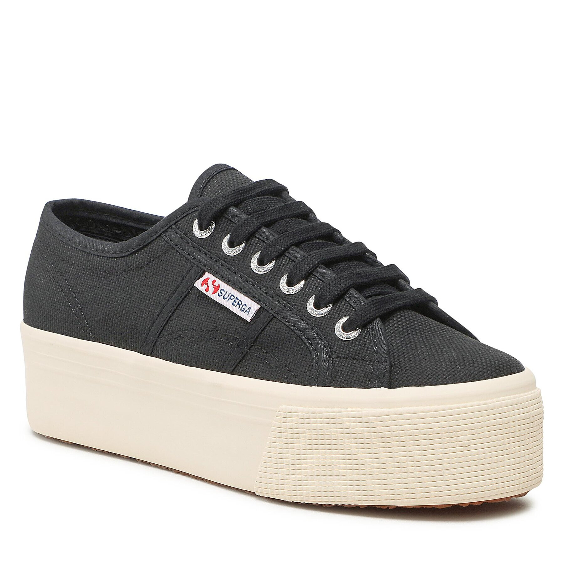 Superga Tenisky 2790 Platform S9111LW Čierna - Pepit.sk