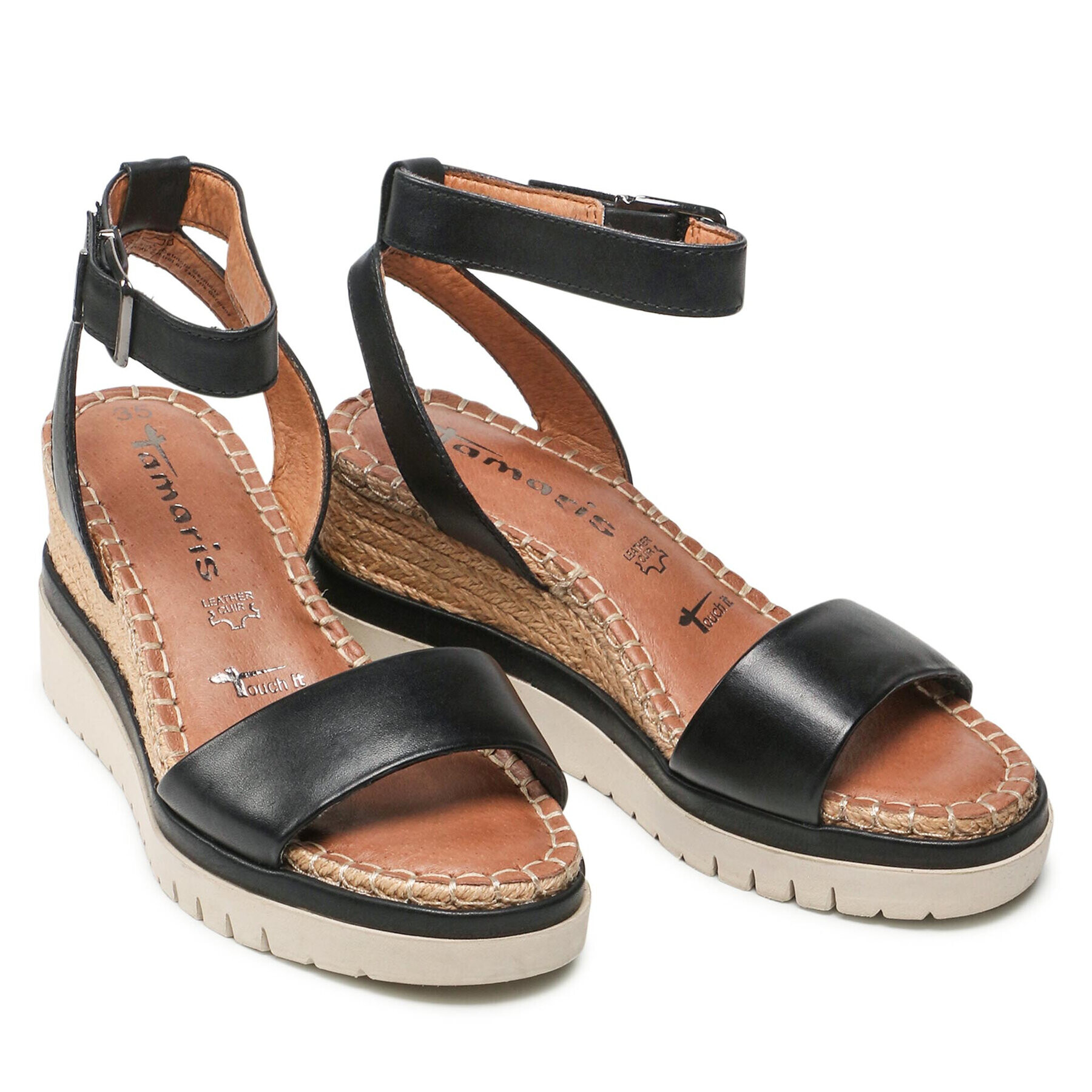 Tamaris Espadrilky 1-28310-28 Čierna - Pepit.sk