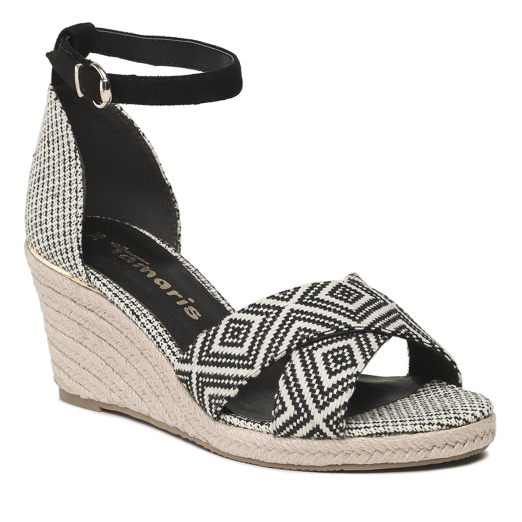 Tamaris Espadrilky 1-28343-20 Čierna - Pepit.sk