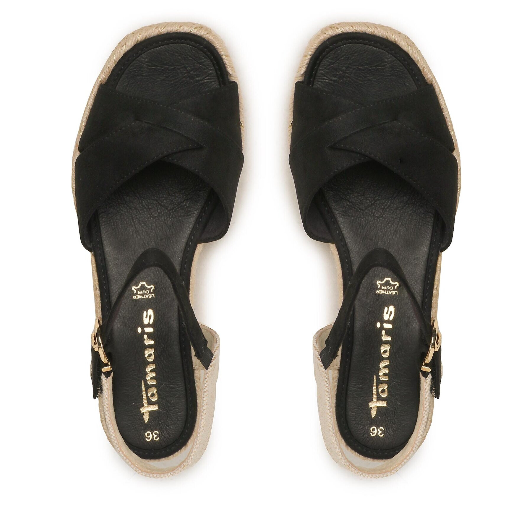 Tamaris Espadrilky 1-28367-20 Čierna - Pepit.sk