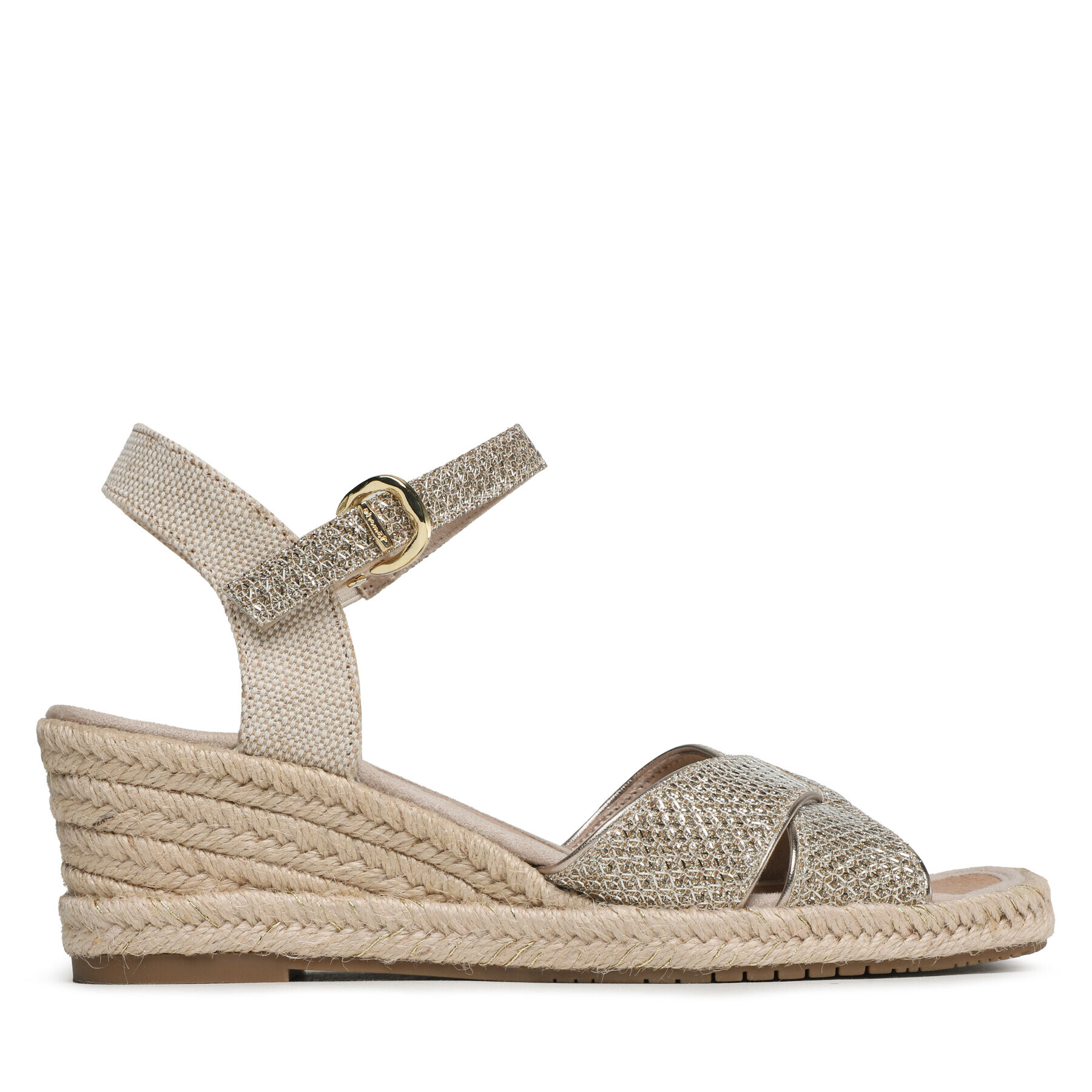 Tamaris Espadrilky 1-28367-20 Zlatá - Pepit.sk