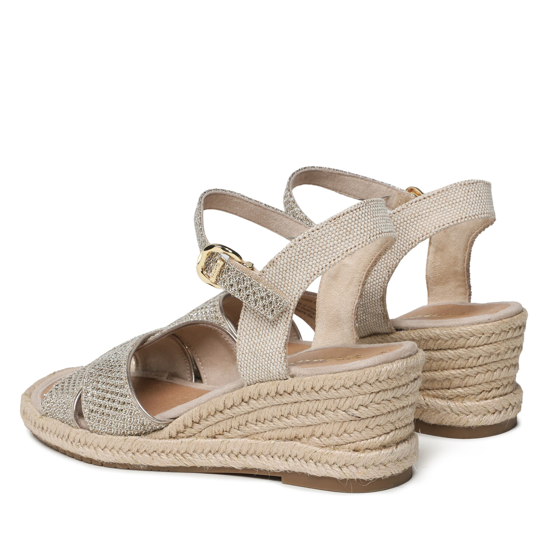 Tamaris Espadrilky 1-28367-20 Zlatá - Pepit.sk