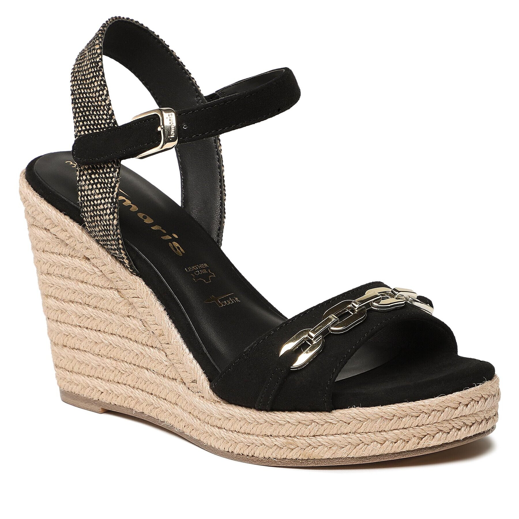 Tamaris Espadrilky 1-28399-20 Čierna - Pepit.sk