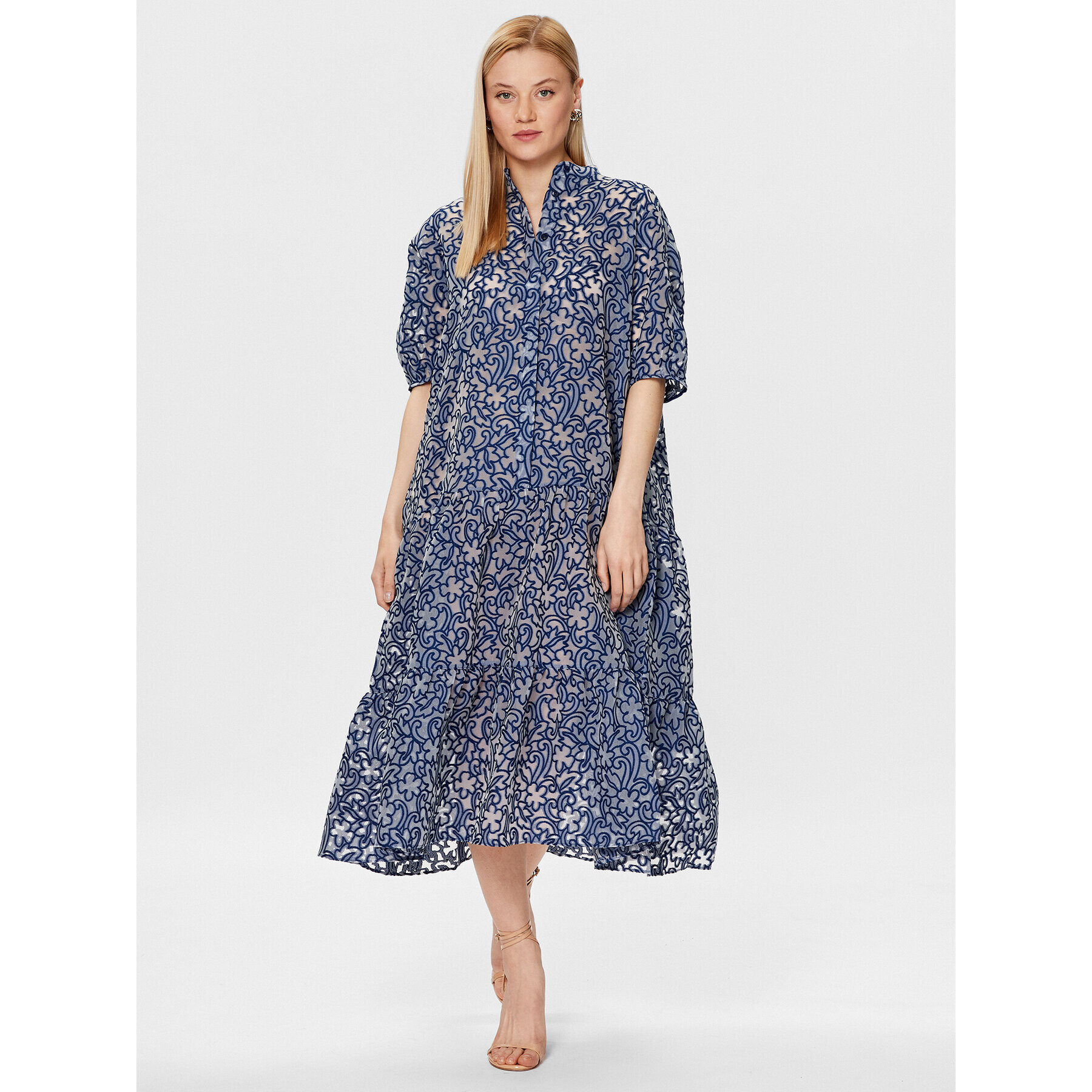 Ted Baker Každodenné šaty Camriyn 269418 Tmavomodrá Relaxed Fit - Pepit.sk