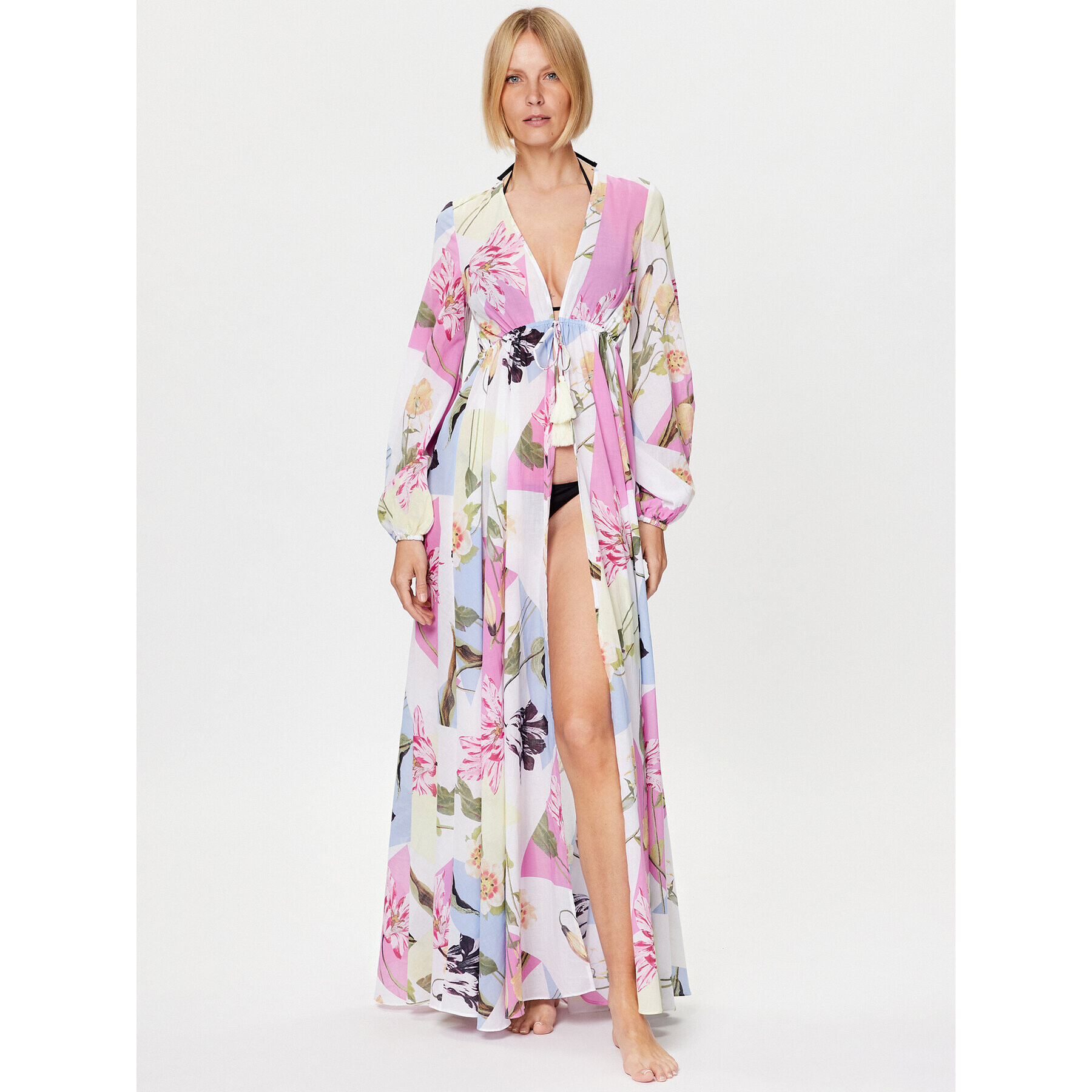 Ted Baker Kimono Floaty 268124 Farebná Relaxed Fit - Pepit.sk