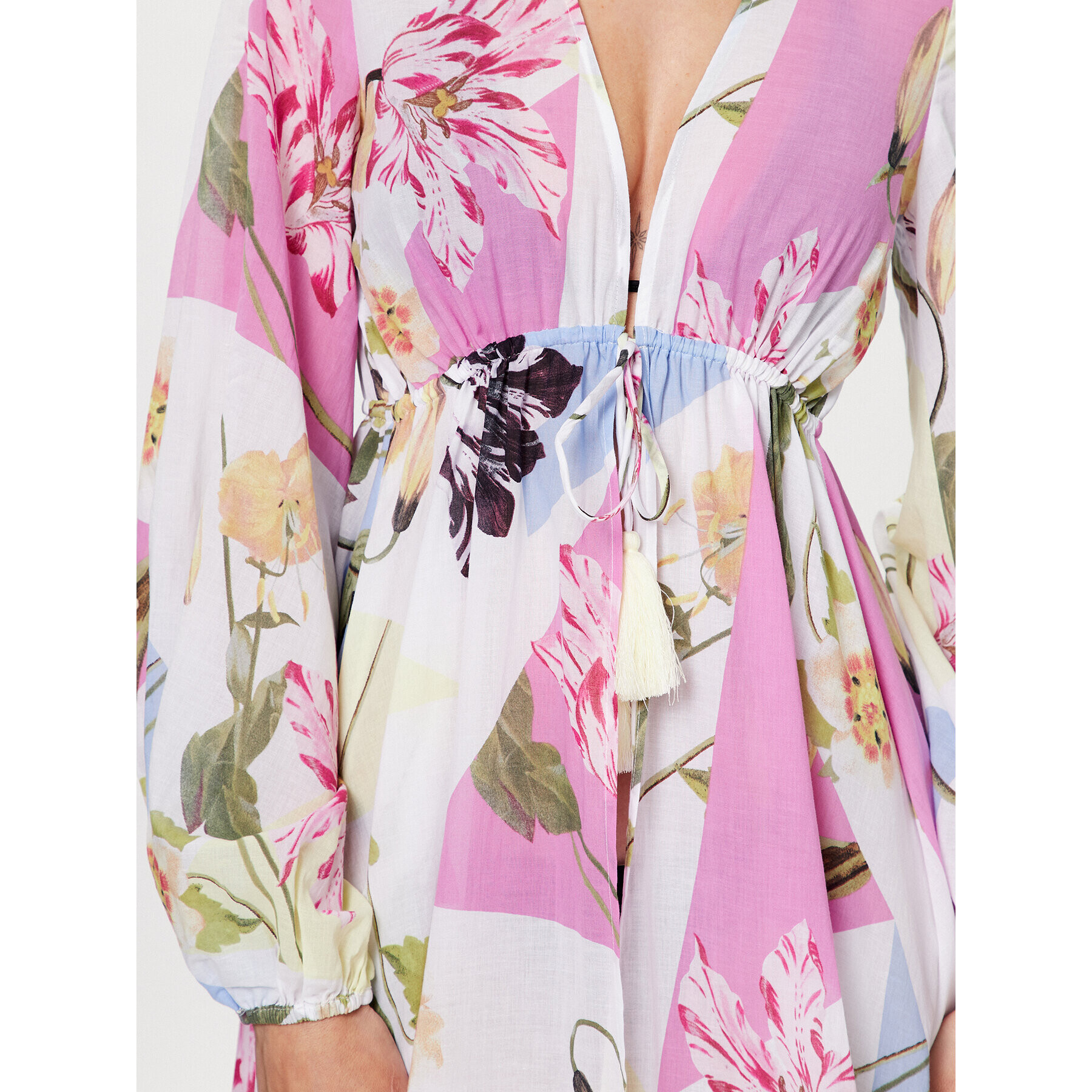 Ted Baker Kimono Floaty 268124 Farebná Relaxed Fit - Pepit.sk