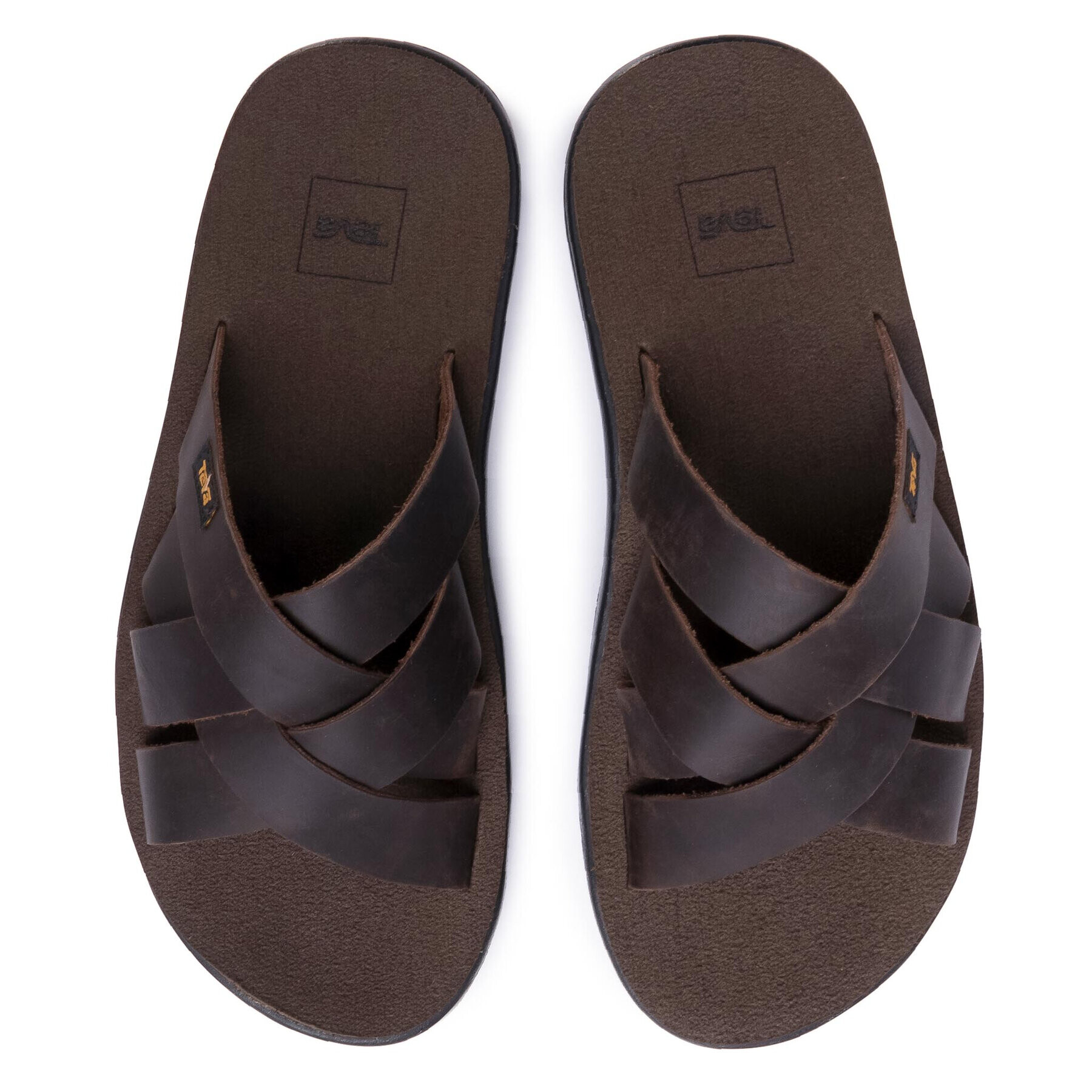 Teva Šľapky Voya Slide Leather 1102515 Hnedá - Pepit.sk