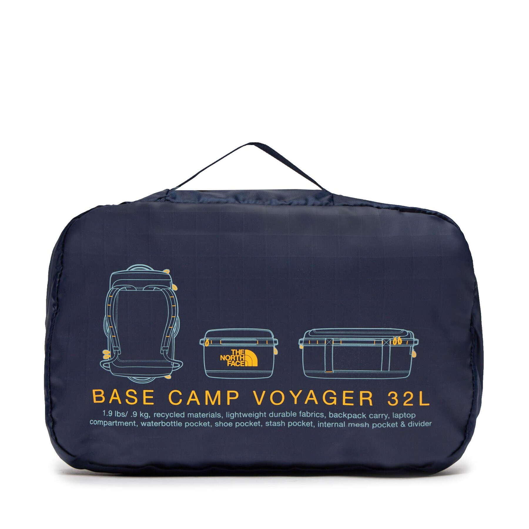 The North Face Taška Base Camp Voyager Duffel 32LNF0A52RRH7I1 Žltá - Pepit.sk