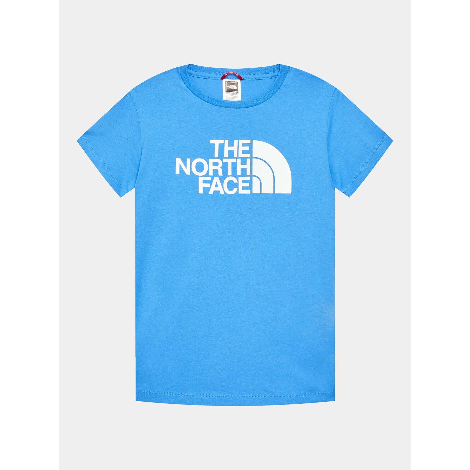 The North Face Tričko Easy NF0A82GH Modrá Regular Fit - Pepit.sk