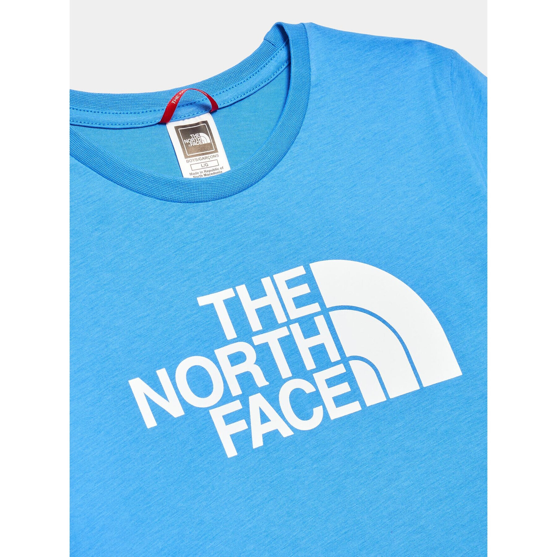 The North Face Tričko Easy NF0A82GH Modrá Regular Fit - Pepit.sk