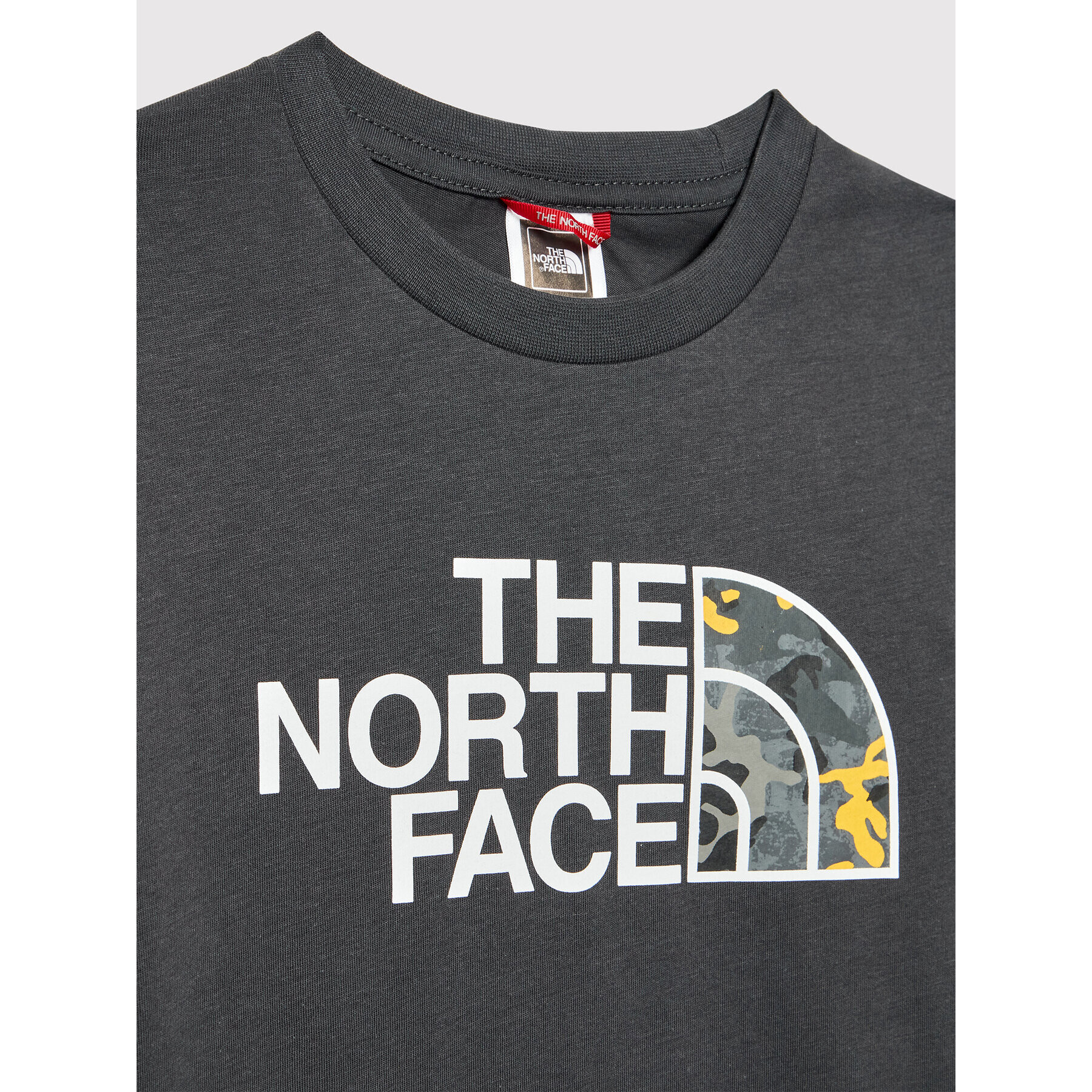 The North Face Tričko Easy Tee NF00A3P7 Sivá Regular Fit - Pepit.sk