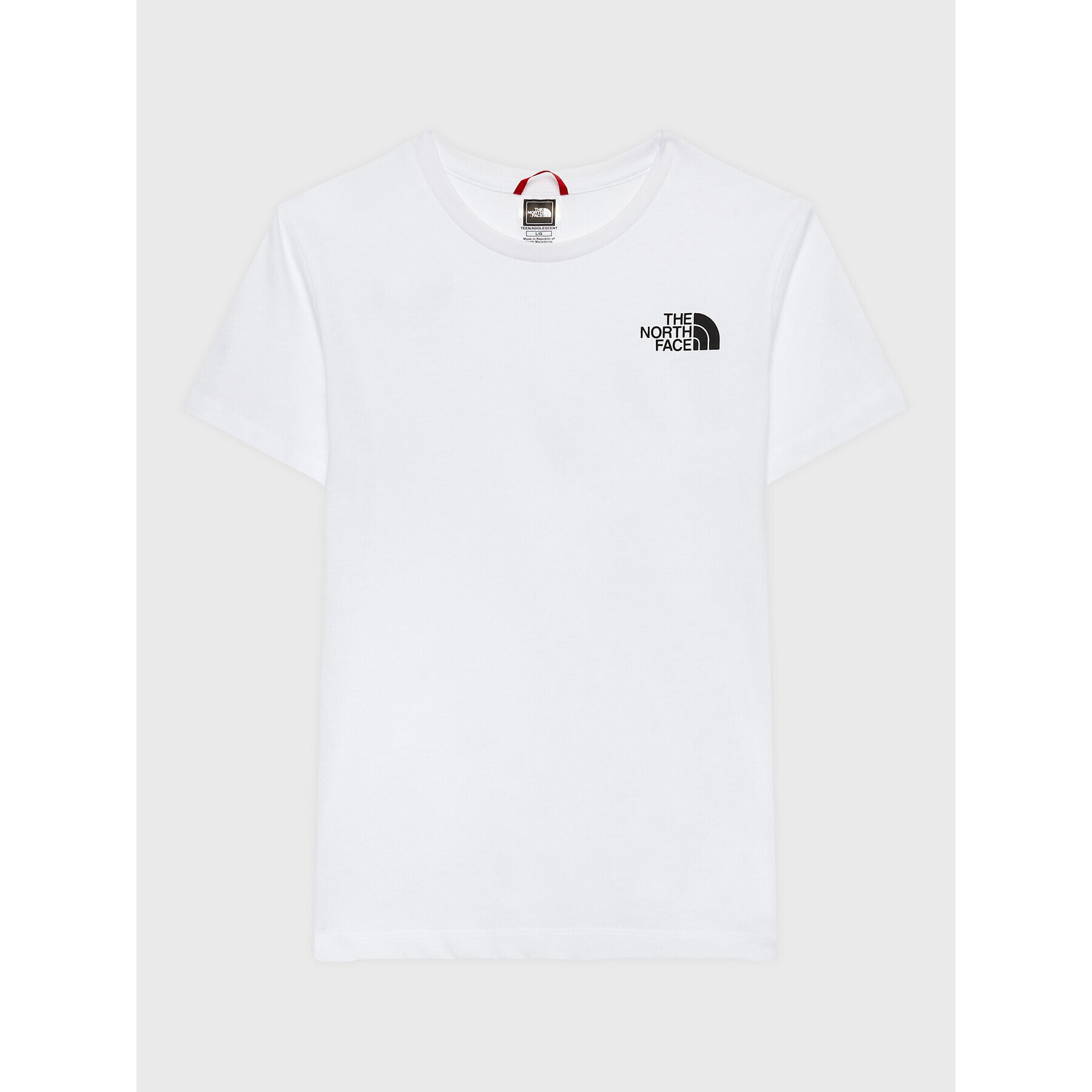 The North Face Tričko Simple Dome NF0A82EA Biela Regular Fit - Pepit.sk