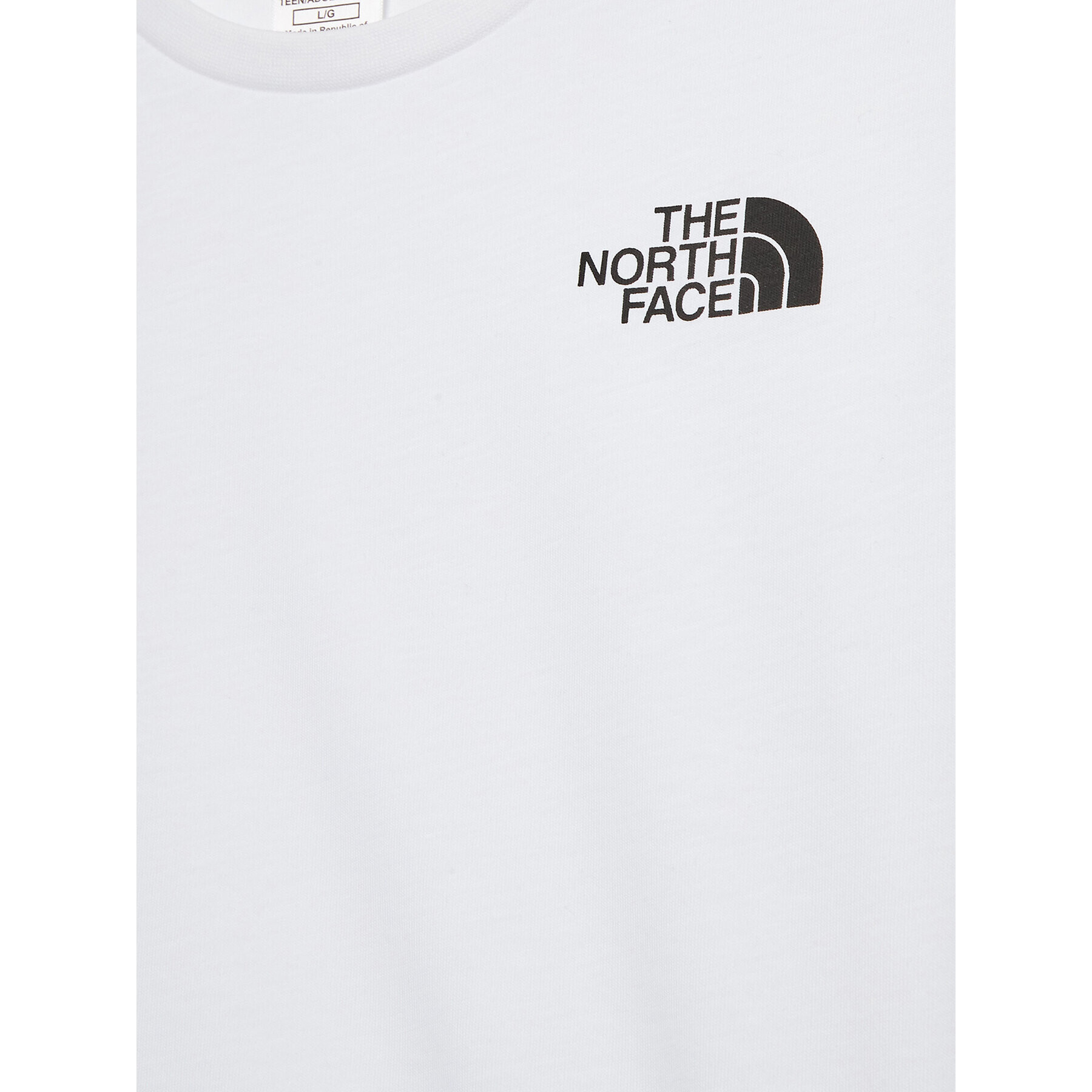 The North Face Tričko Simple Dome NF0A82EA Biela Regular Fit - Pepit.sk