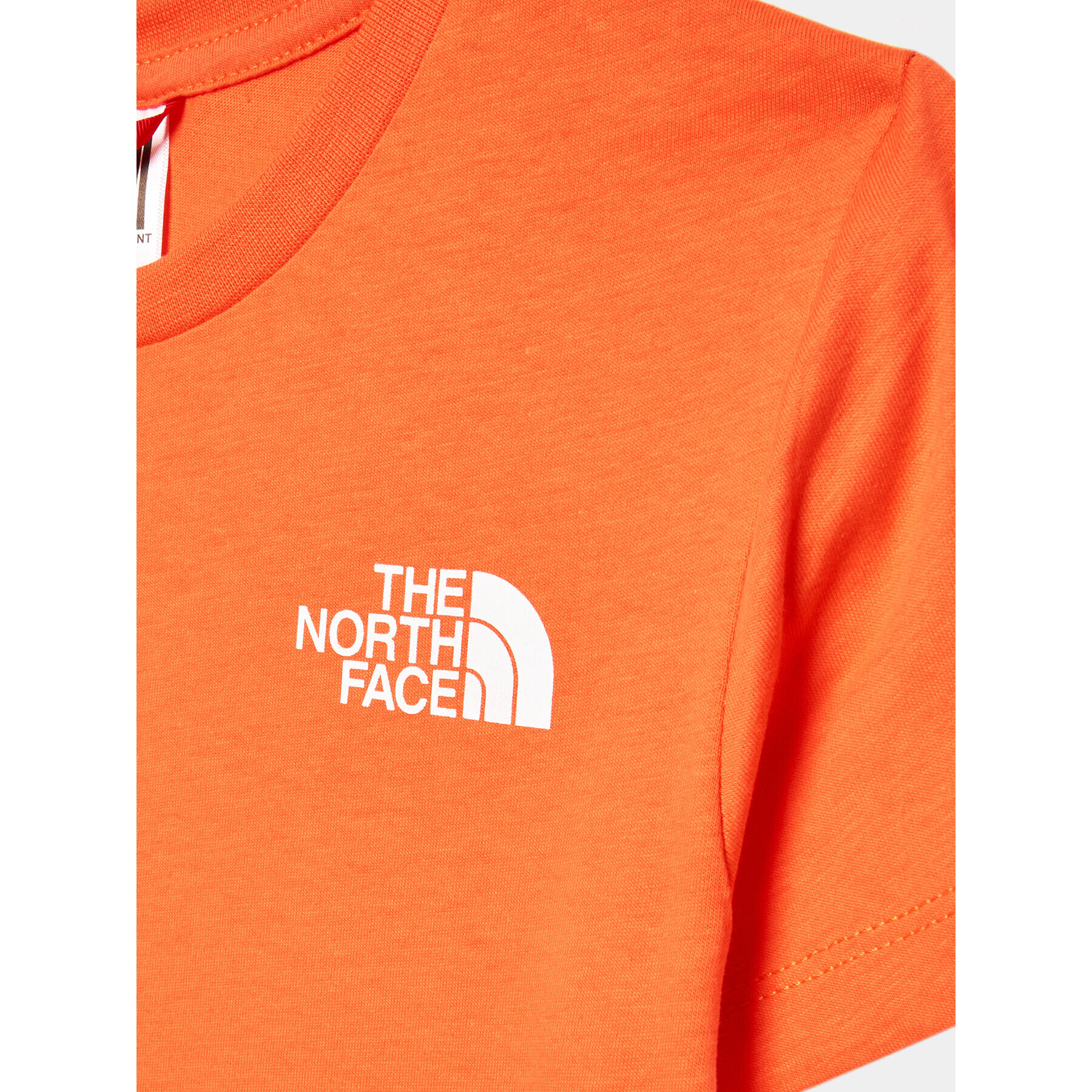 The North Face Tričko Simple Dome NF0A82EA Oranžová Regular Fit - Pepit.sk