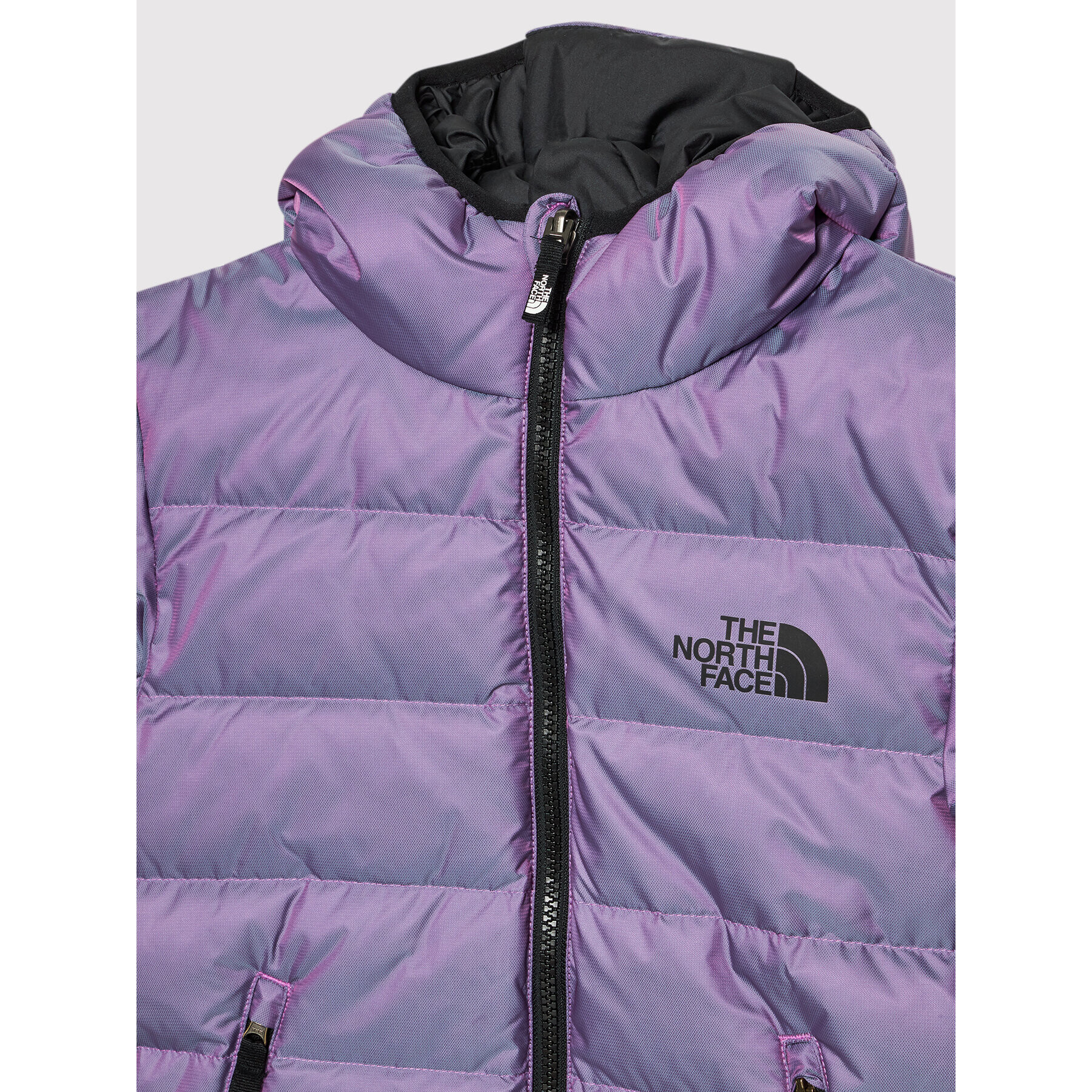 The North Face Vatovaná bunda Print Hyalite NF0A5IYR Fialová Regular Fit - Pepit.sk