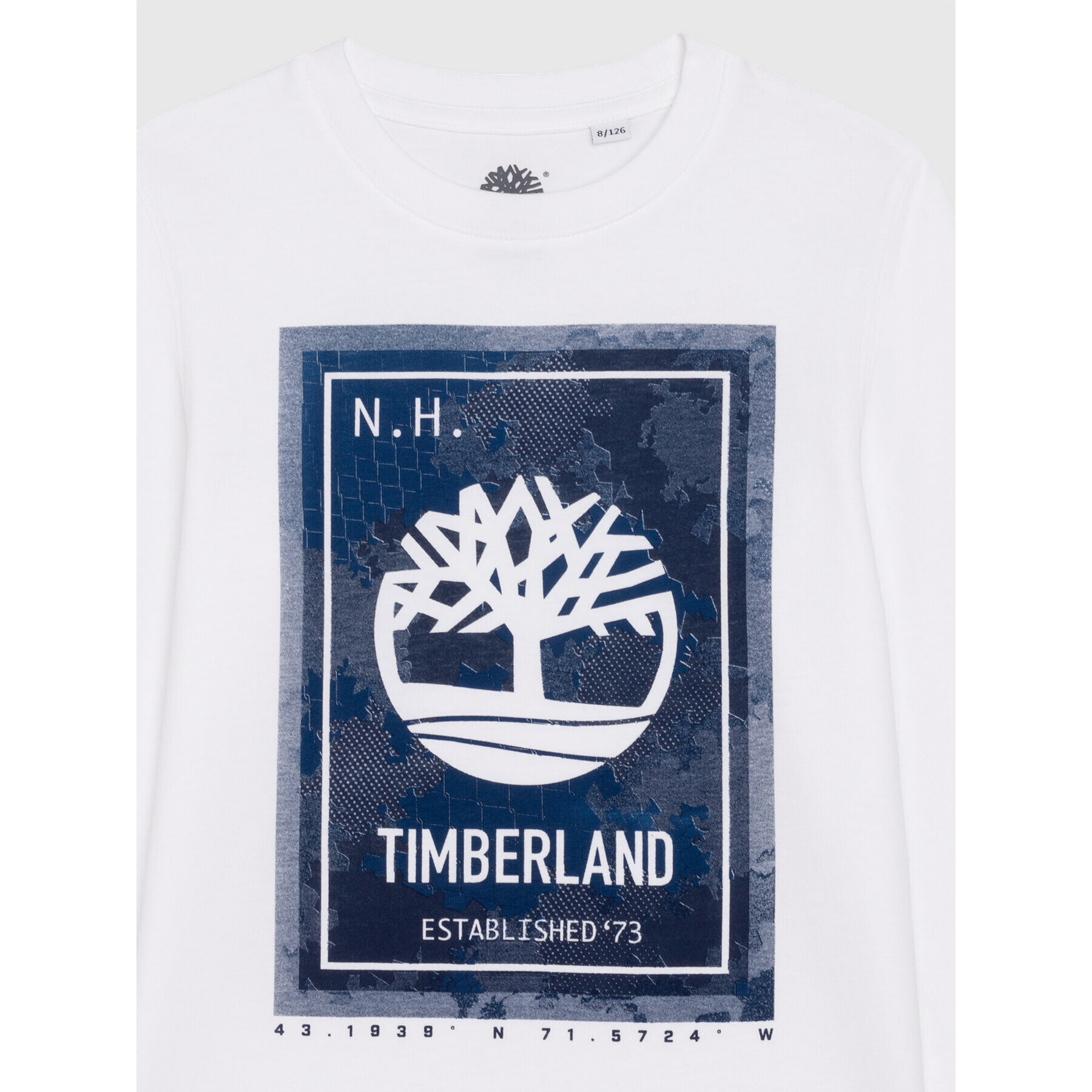 Timberland Blúzka T25T39 D Biela Regular Fit - Pepit.sk