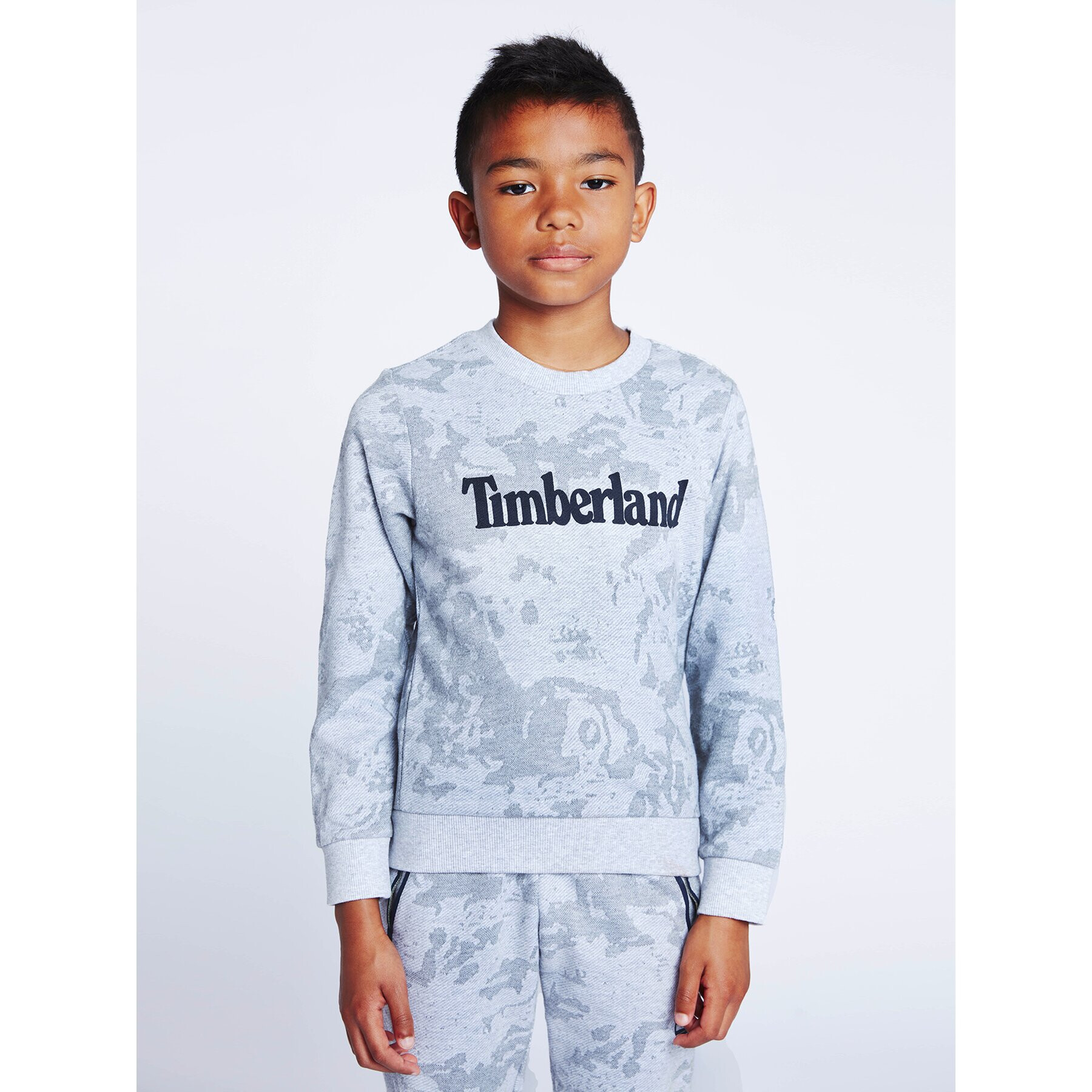 Timberland Mikina T25U10 S Sivá Regular Fit - Pepit.sk