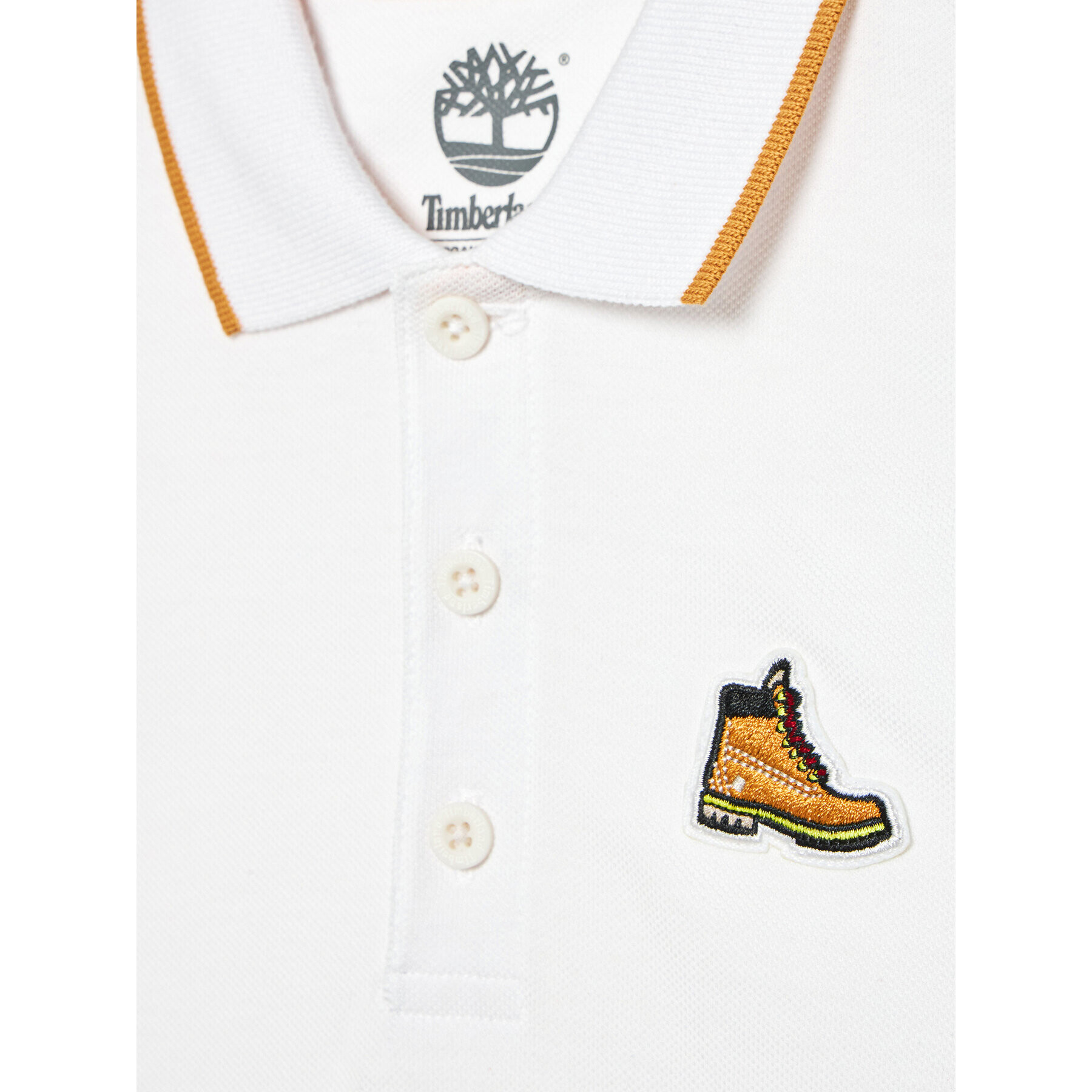 Timberland Polokošeľa T25T01 D Biela Regular Fit - Pepit.sk