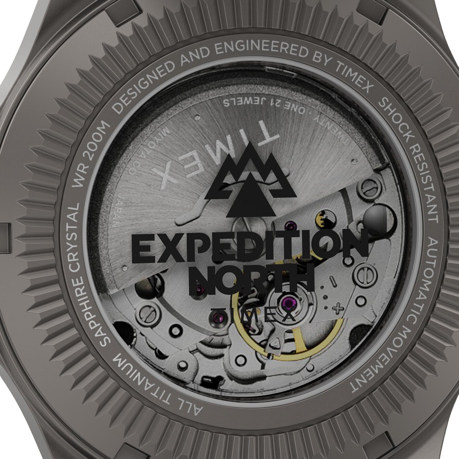 Timex Hodinky Expedition North Titanium Automatic TW2V54000 Čierna - Pepit.sk