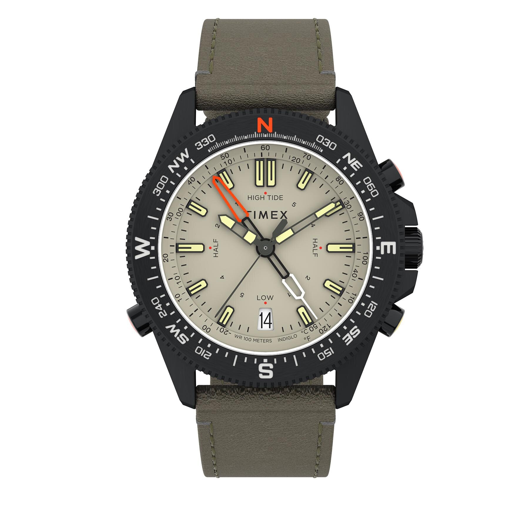 Timex Hodinky Tide-Temp-Compass 43mm Eco-Friendly Strap TW2V21800 Čierna - Pepit.sk